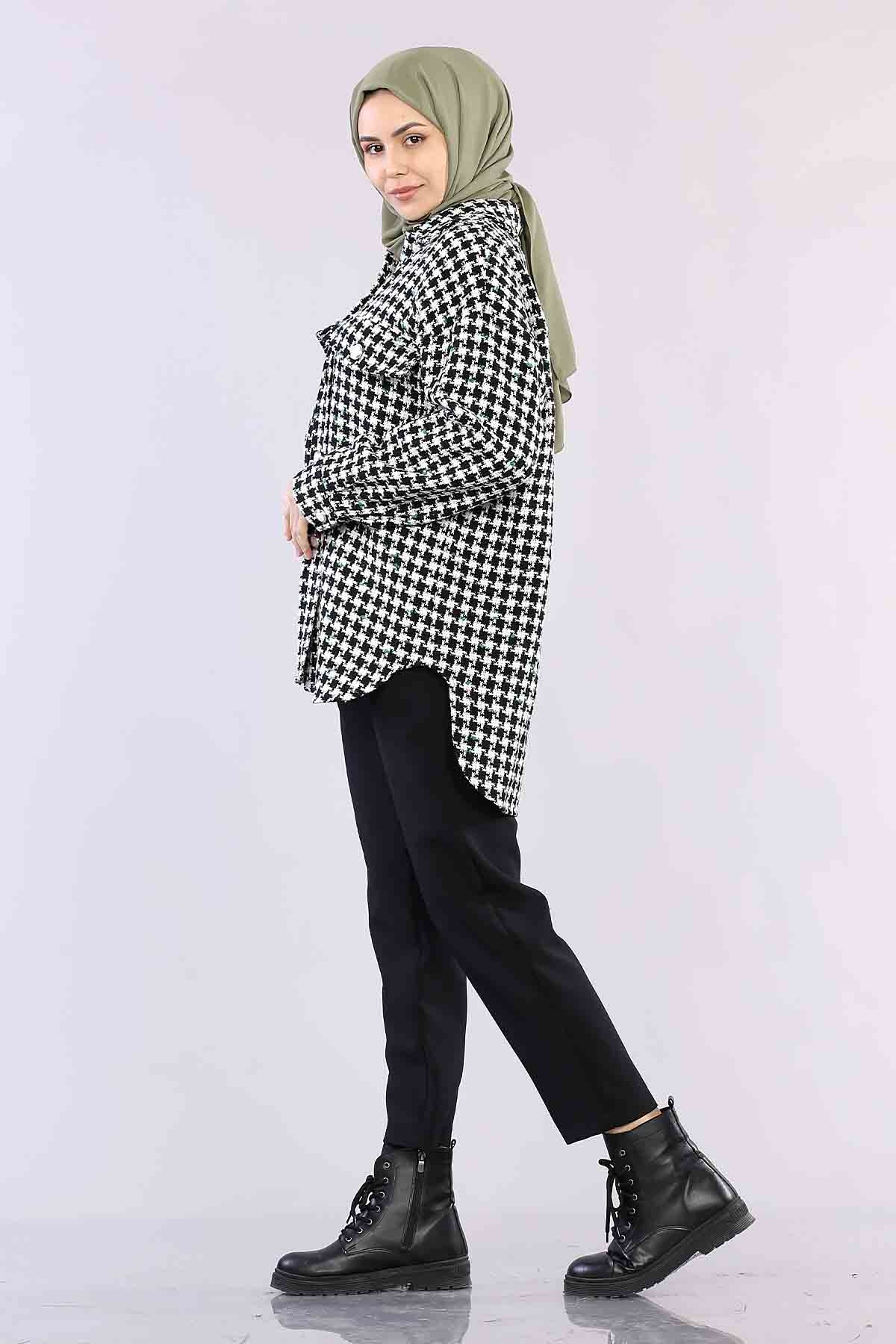 29099 Kzyg Chanel Gömlek Tek - Benetton - 4