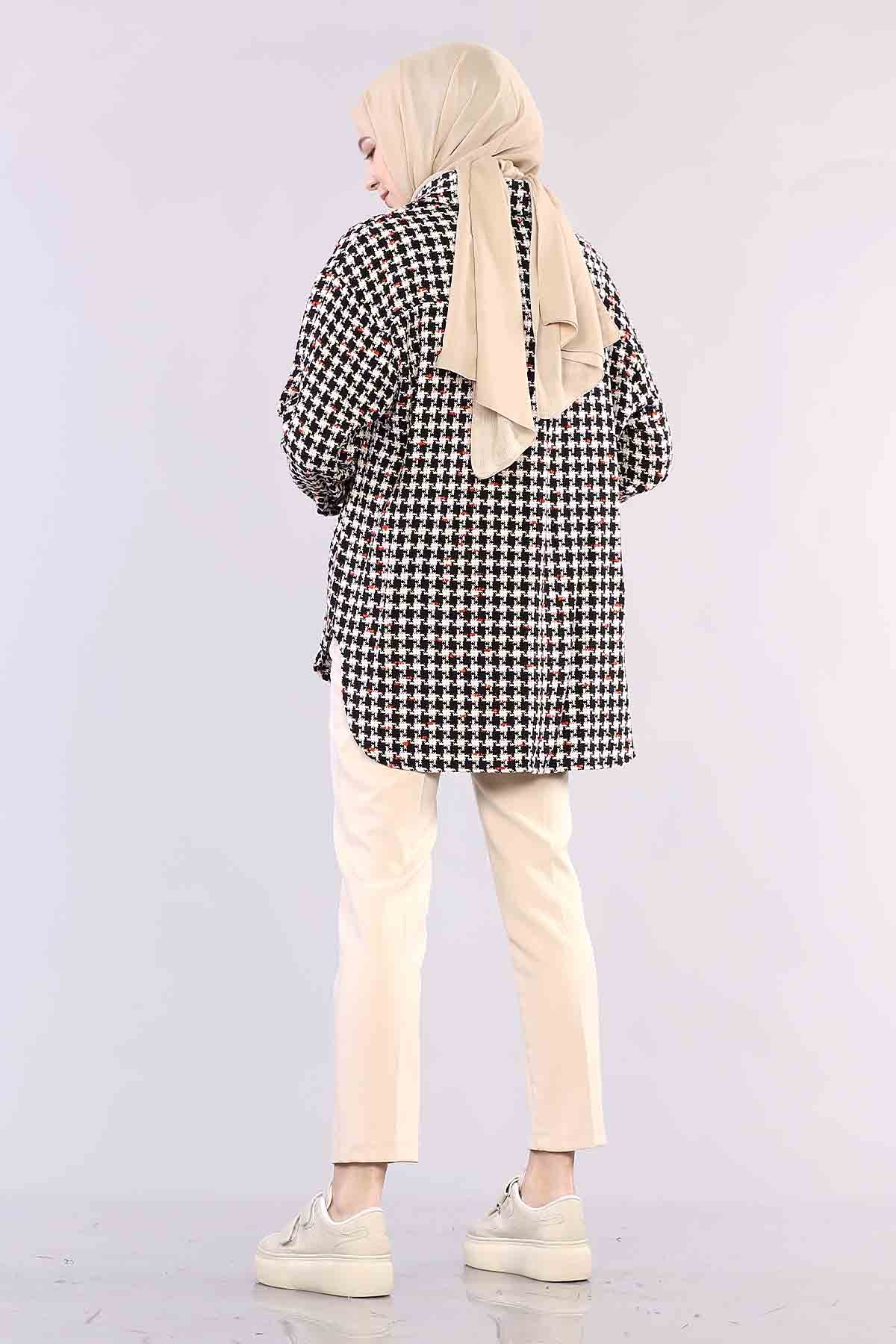 29099 Kzyg Chanel Gömlek Tek - Orange - 5