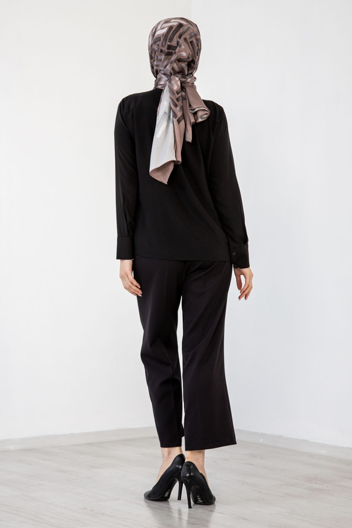 2927-00 Bluz 38-42 Frfr - Siyah - 4