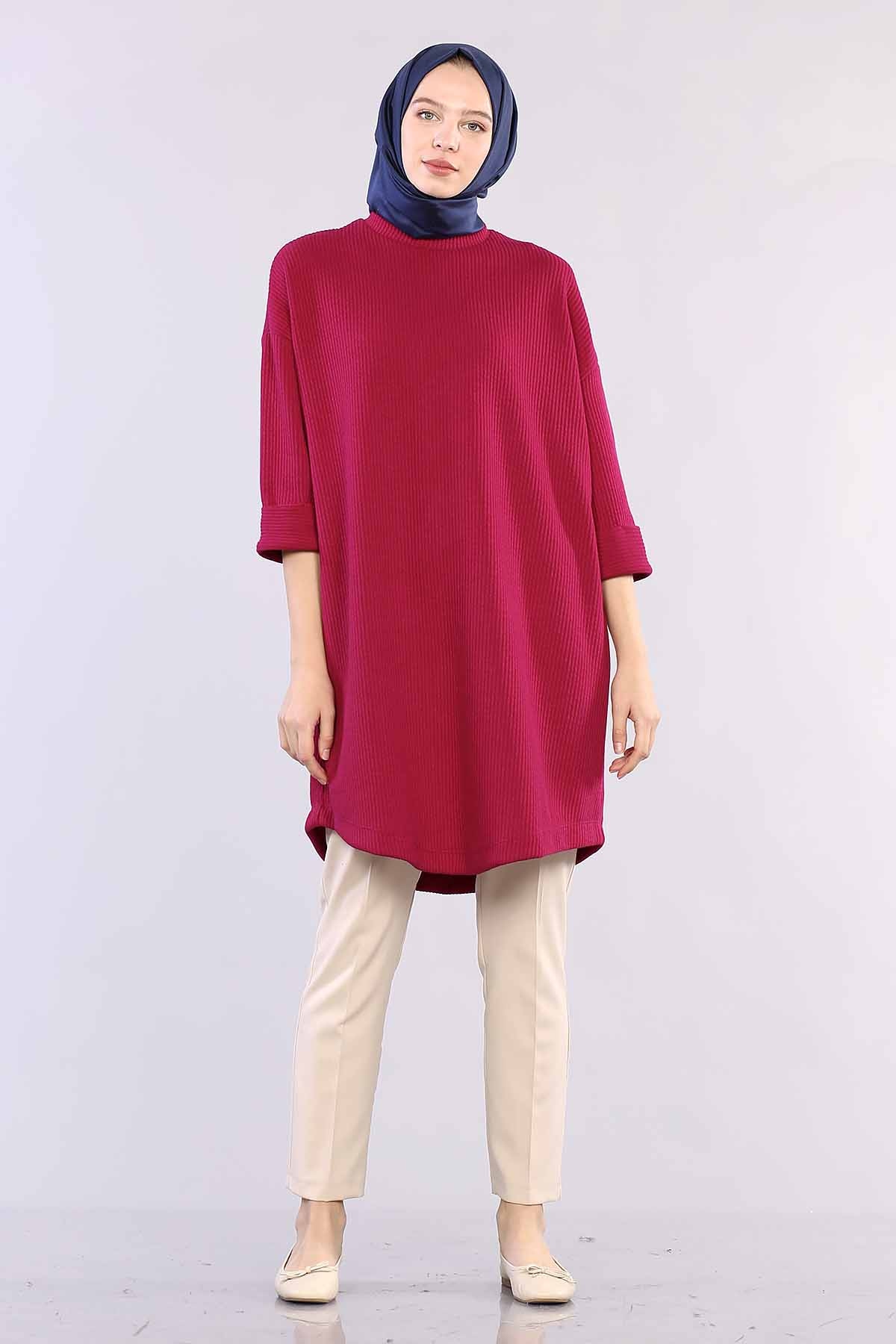 29304 Kol Duble Tunik Tek - Orkide Cicek - 1