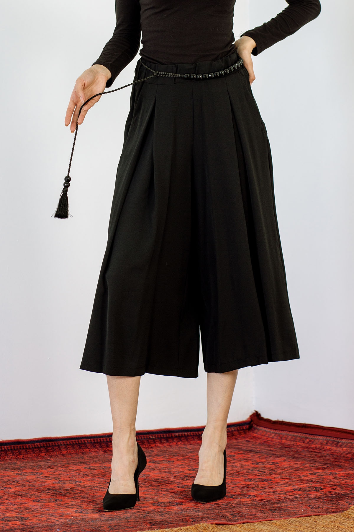 29986 Pantolon S-m-l - Siyah - 1