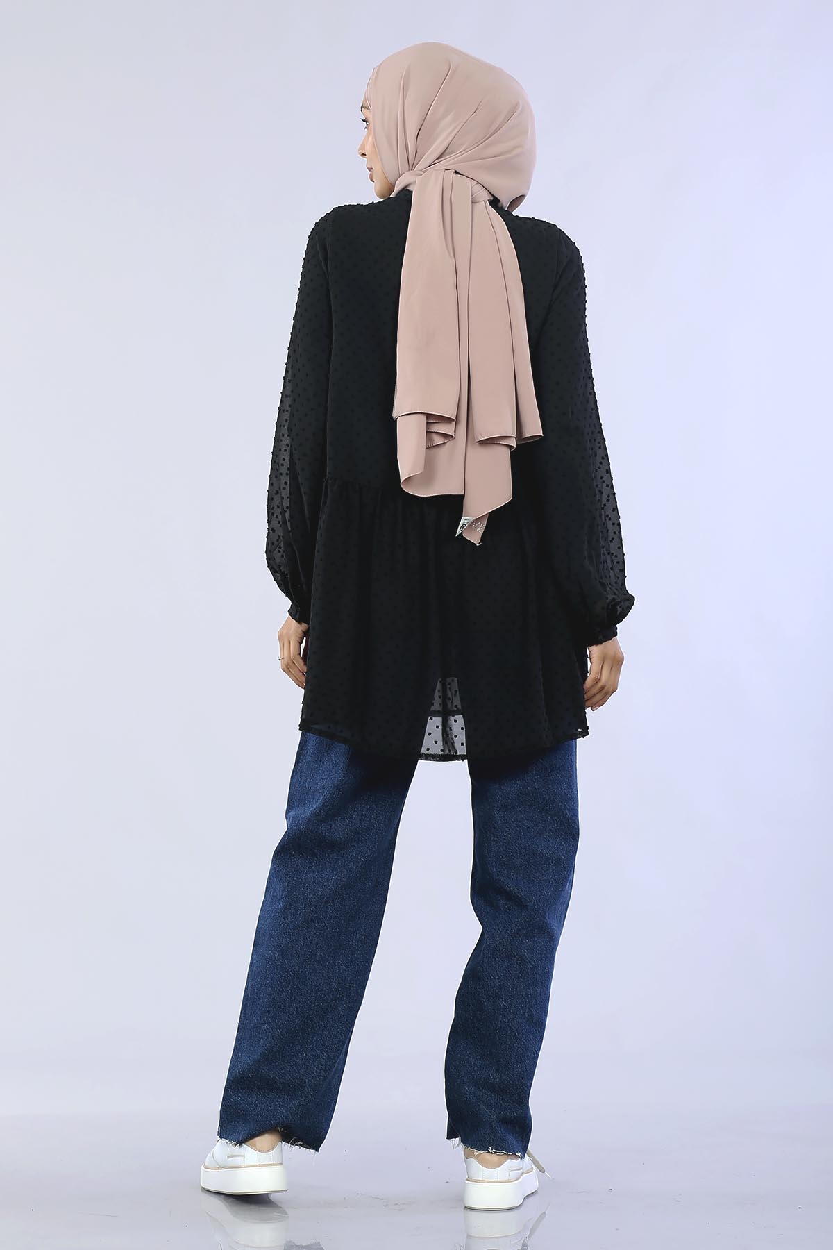 30015 şfn Flar Tunik S-xl - Siyah - 5