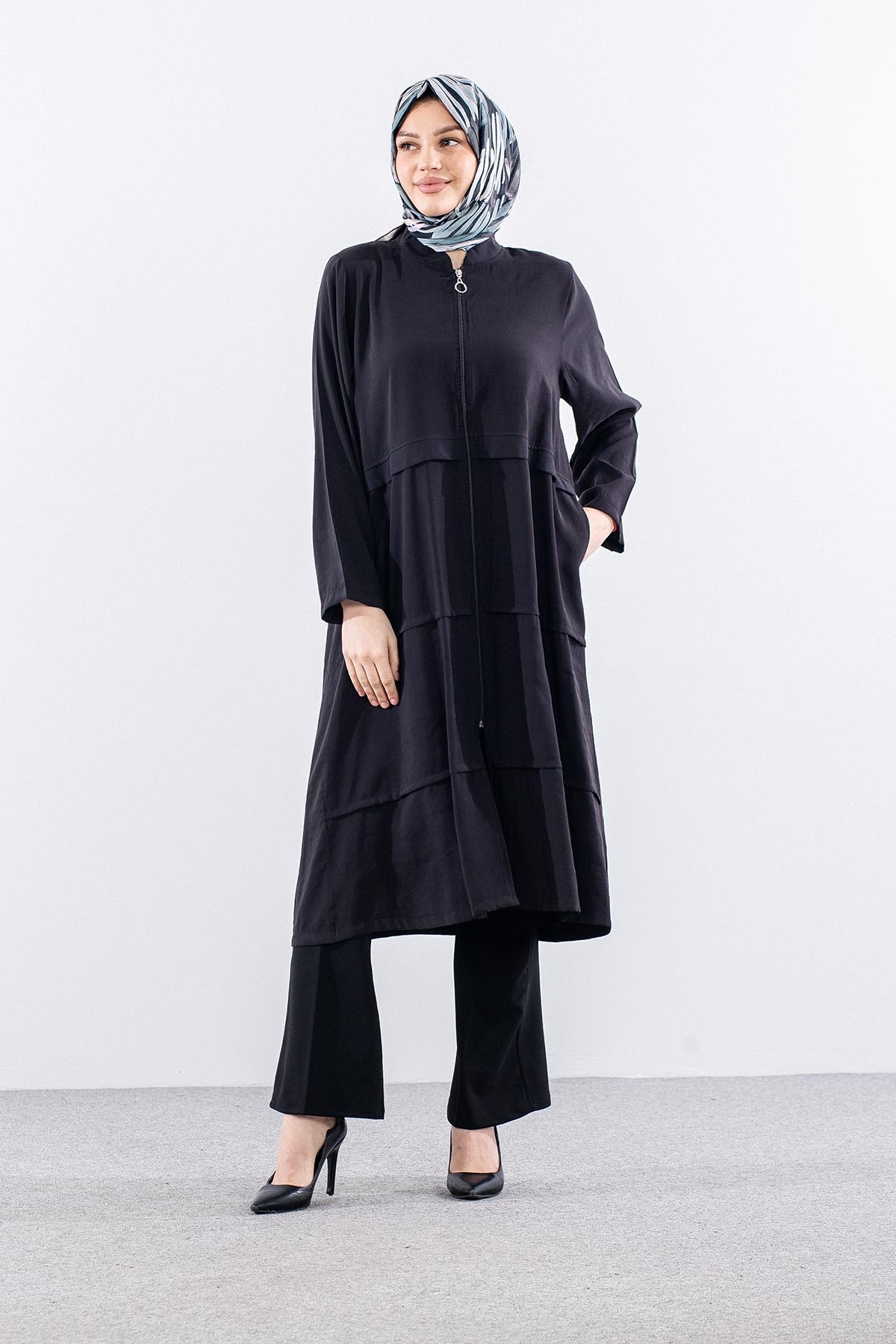 3003 Kap 44-52 Spor Model - Siyah - 1