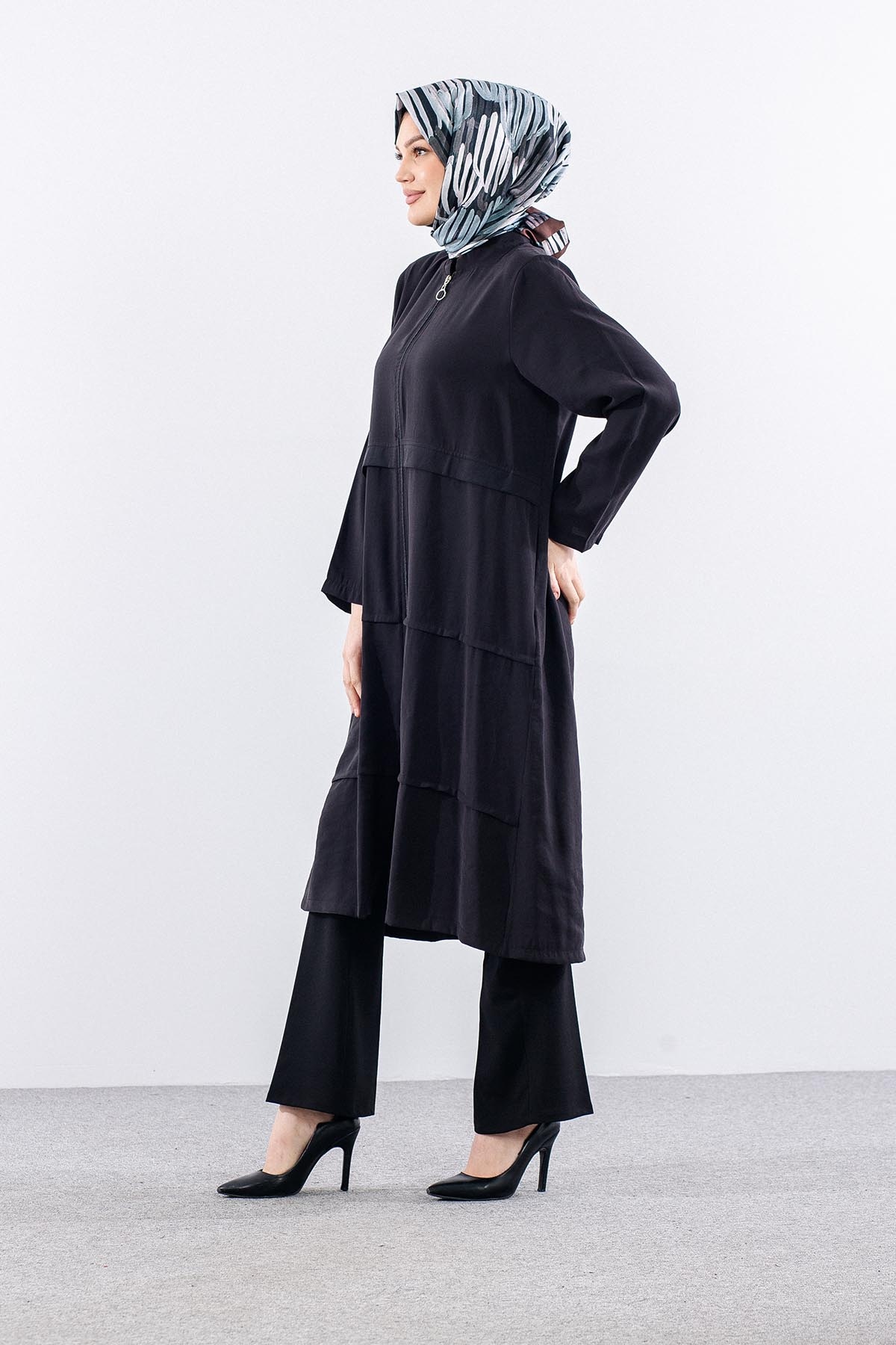 3003 Kap 44-52 Spor Model - Siyah - 3