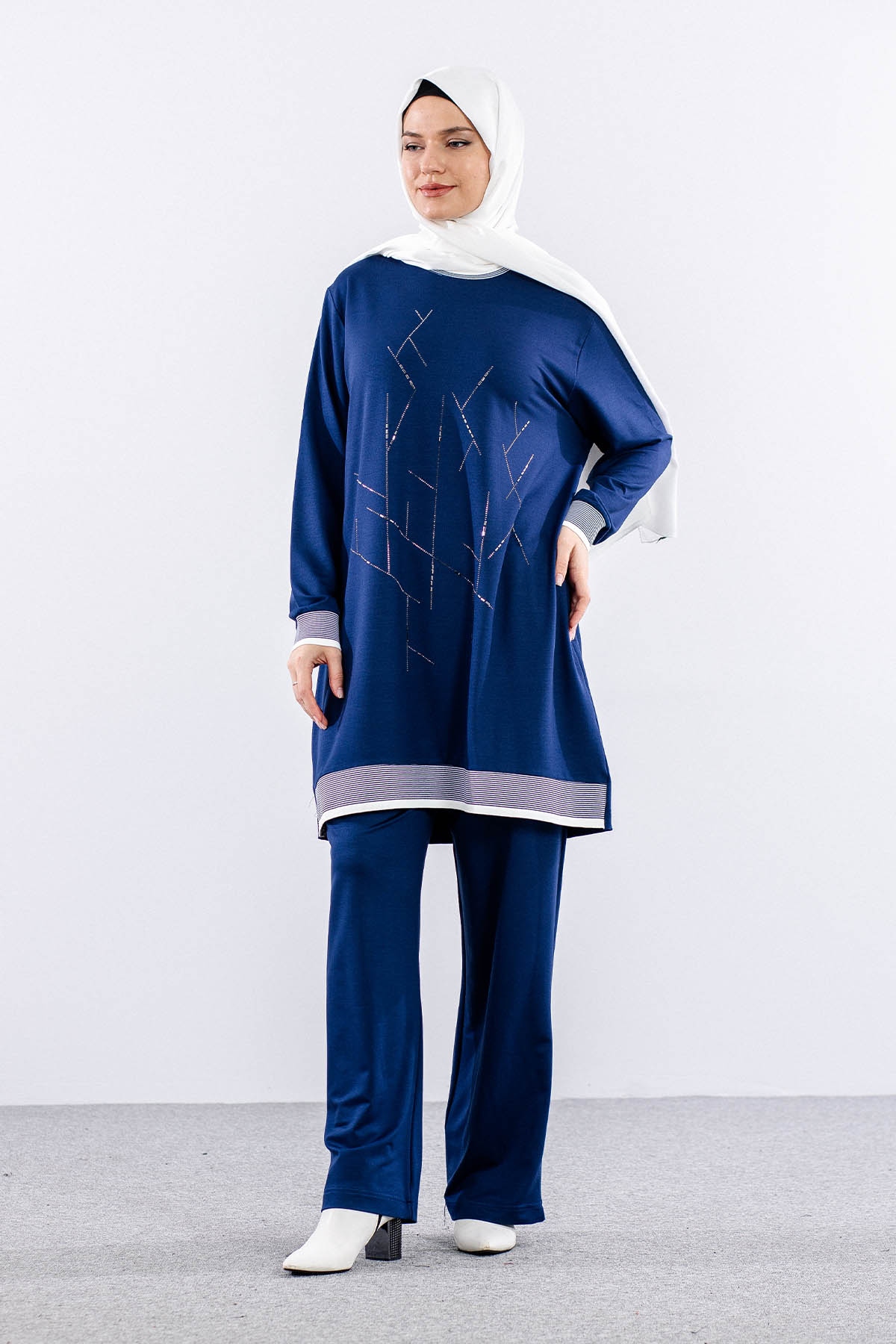 3010 Bb Takim 46-52 Boncuk Detay - Sax - 1