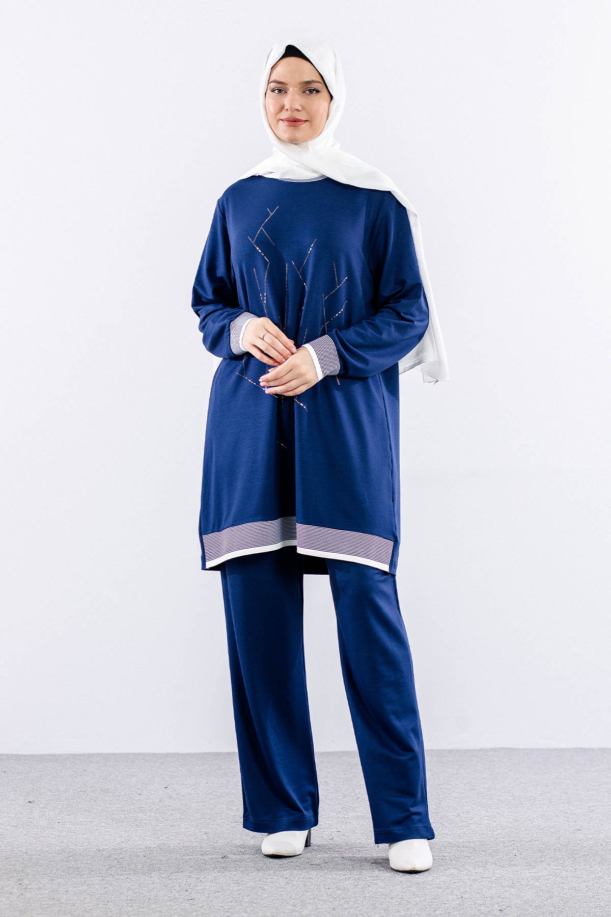 3010 Bb Takim 46-52 Boncuk Detay - Sax - 2