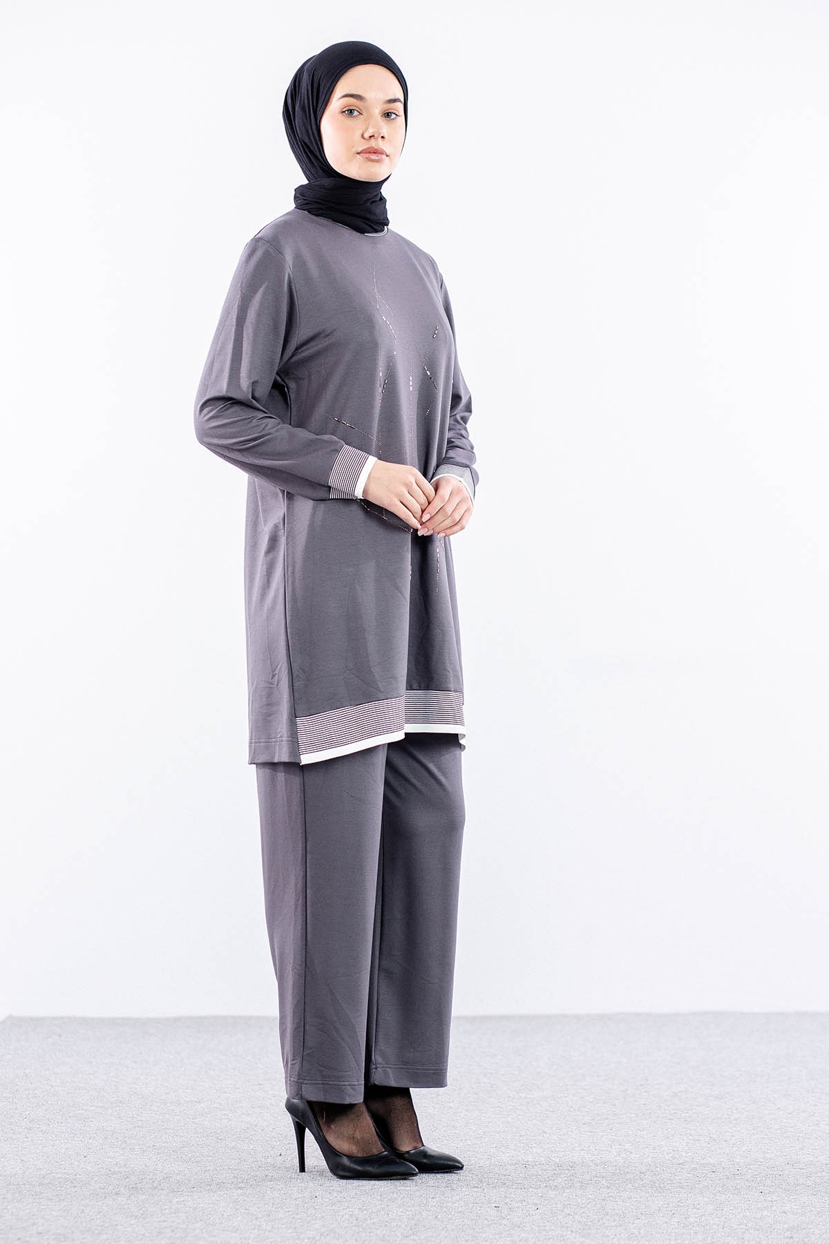 3010 Takim 42-48 - Gri - 3