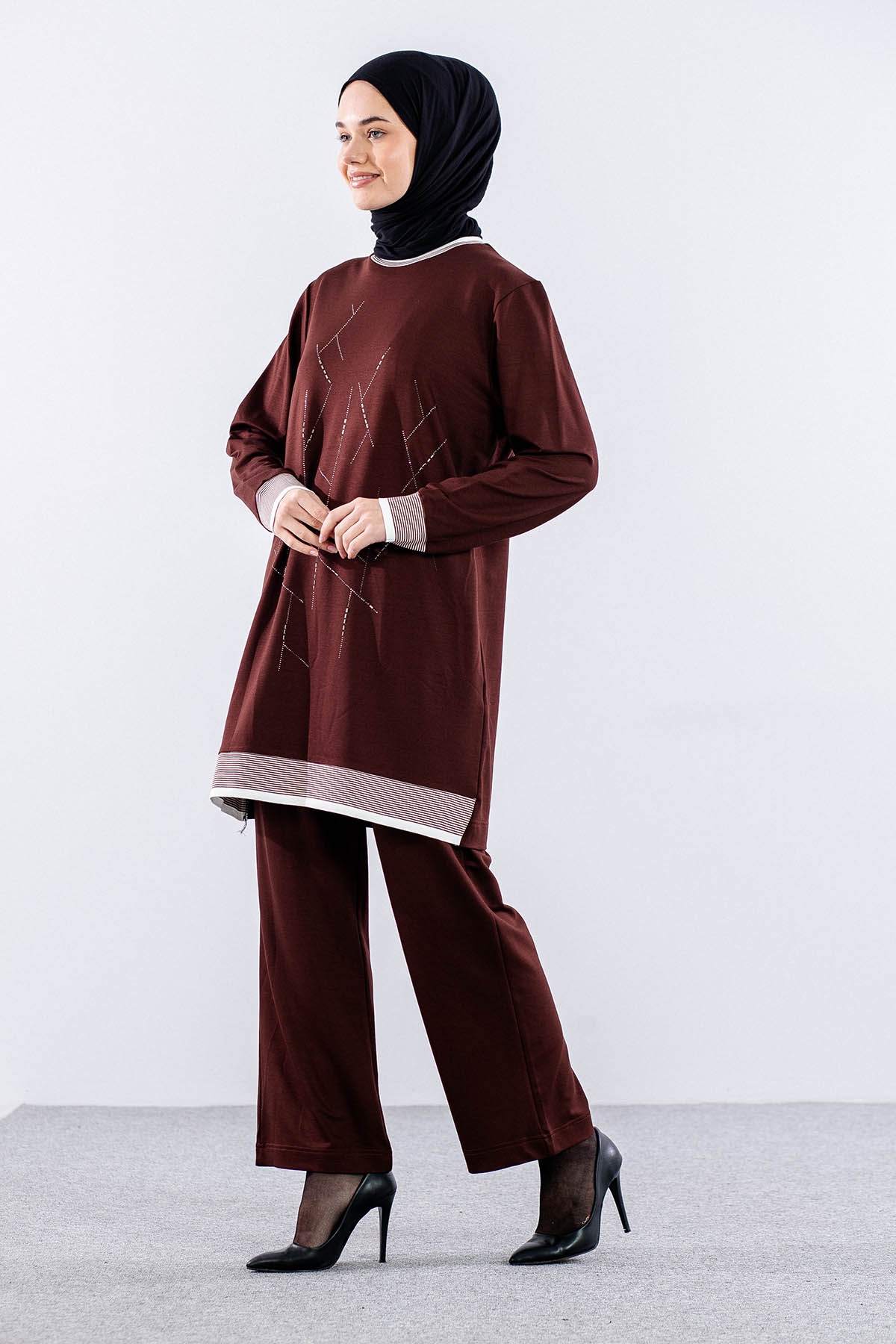 3010 Takim 42-48 - Kahve - 4