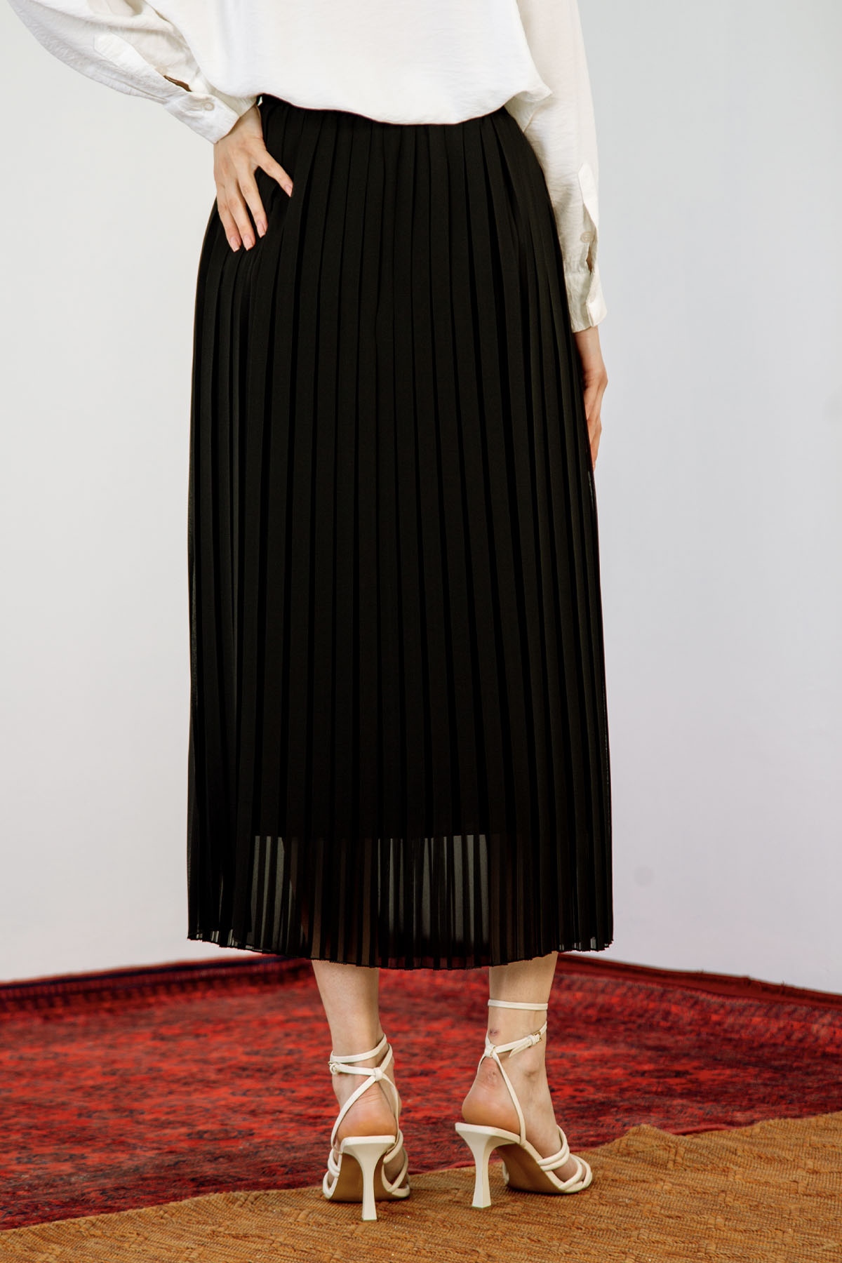 3023 şfn Etek 38-46 - Siyah - 3