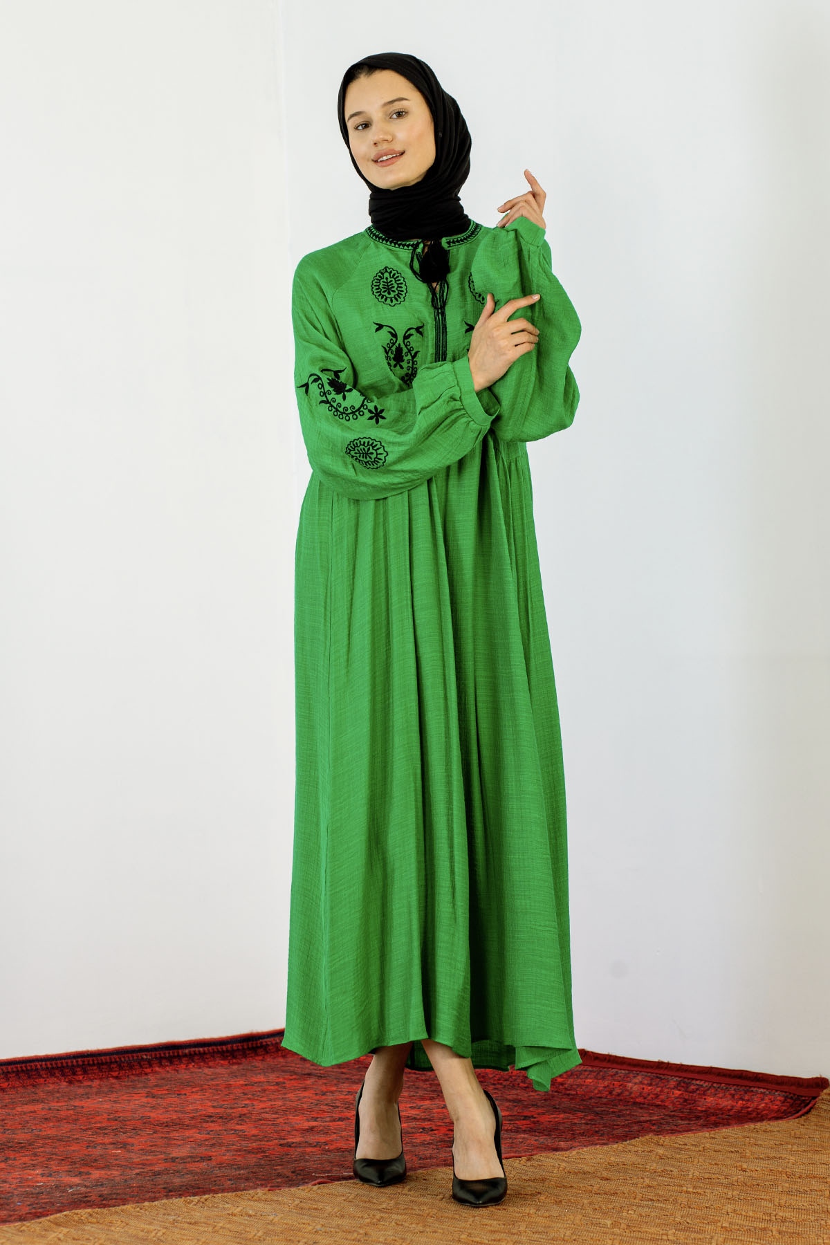 30237 Nakiş Elbise Tek - Benetton - 1