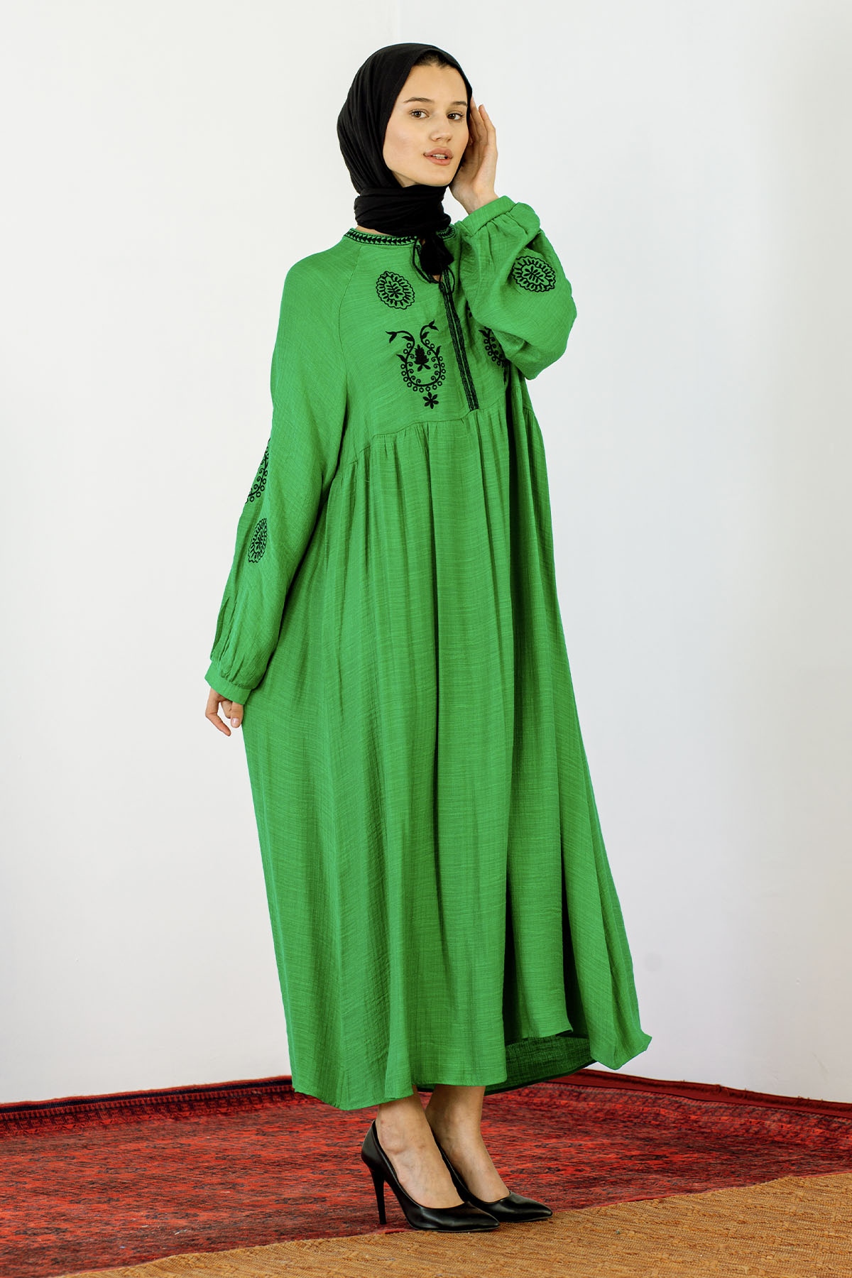 30237 Nakiş Elbise Tek - Benetton - 3