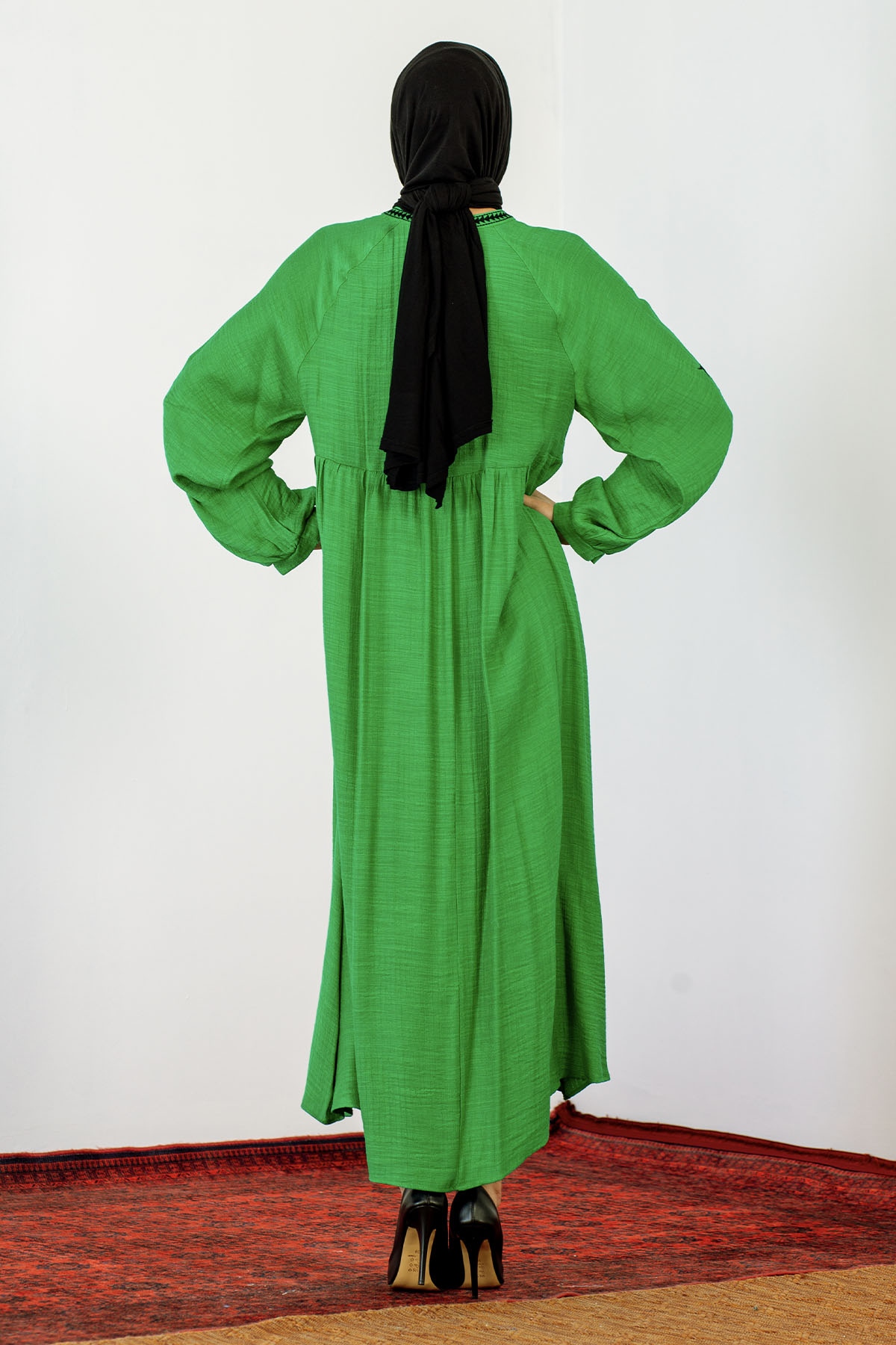 30237 Nakiş Elbise Tek - Benetton - 5