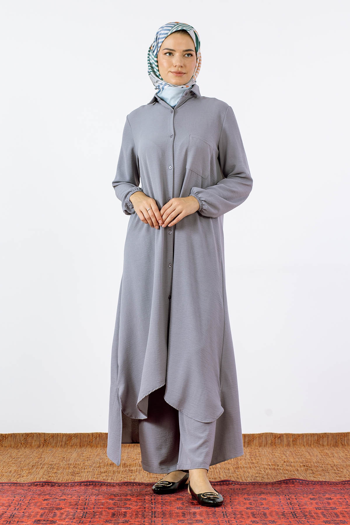 3024 Takim 38-48 - Gri - 1