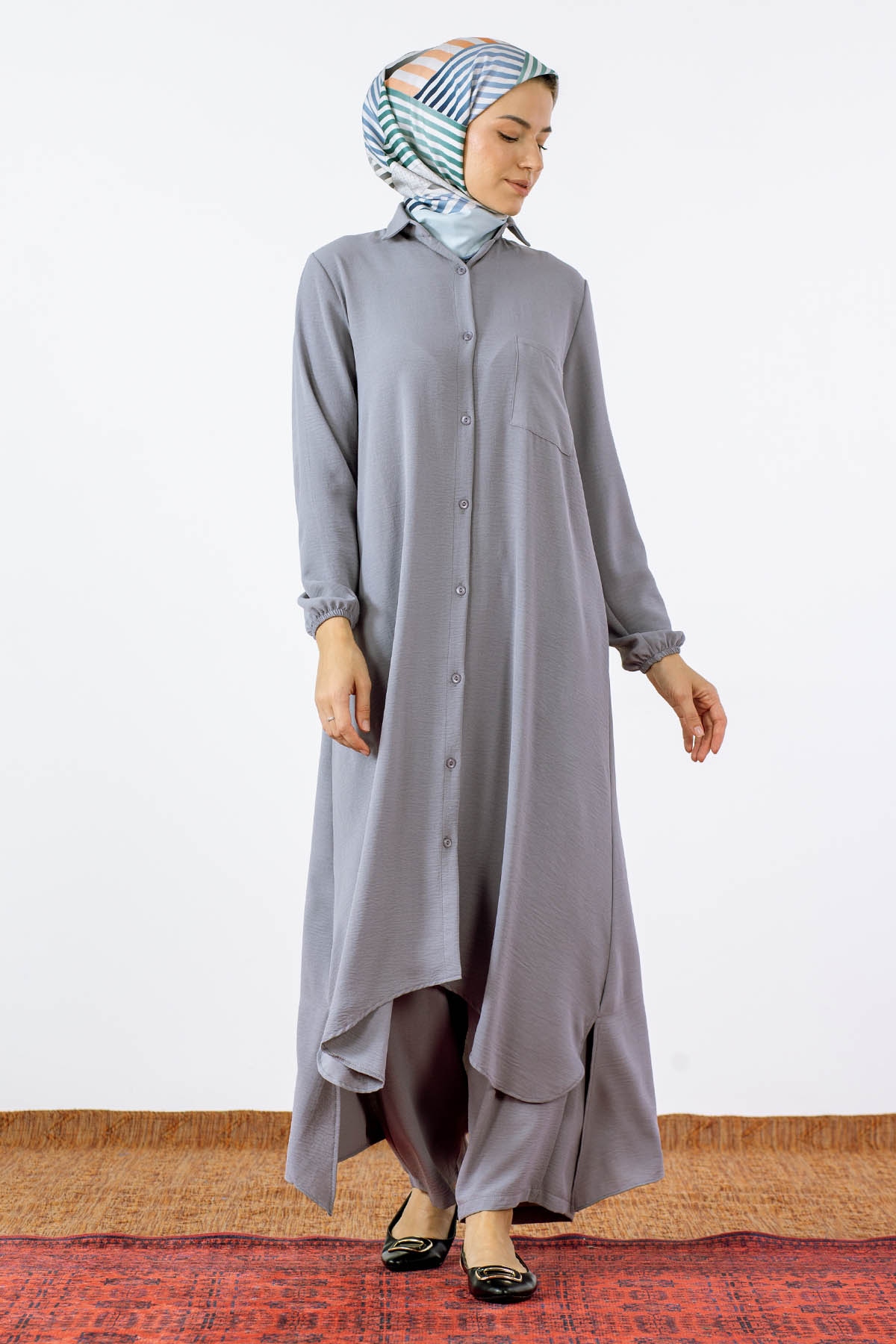 3024 Takim 38-48 - Gri - 2