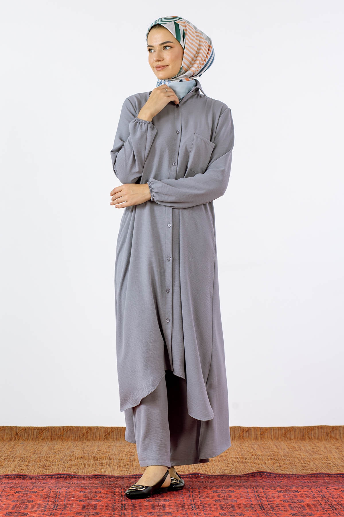 3024 Takim 38-48 - Gri - 3