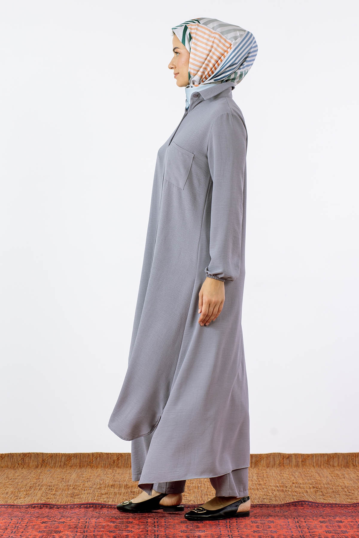 3024 Takim 38-48 - Gri - 4