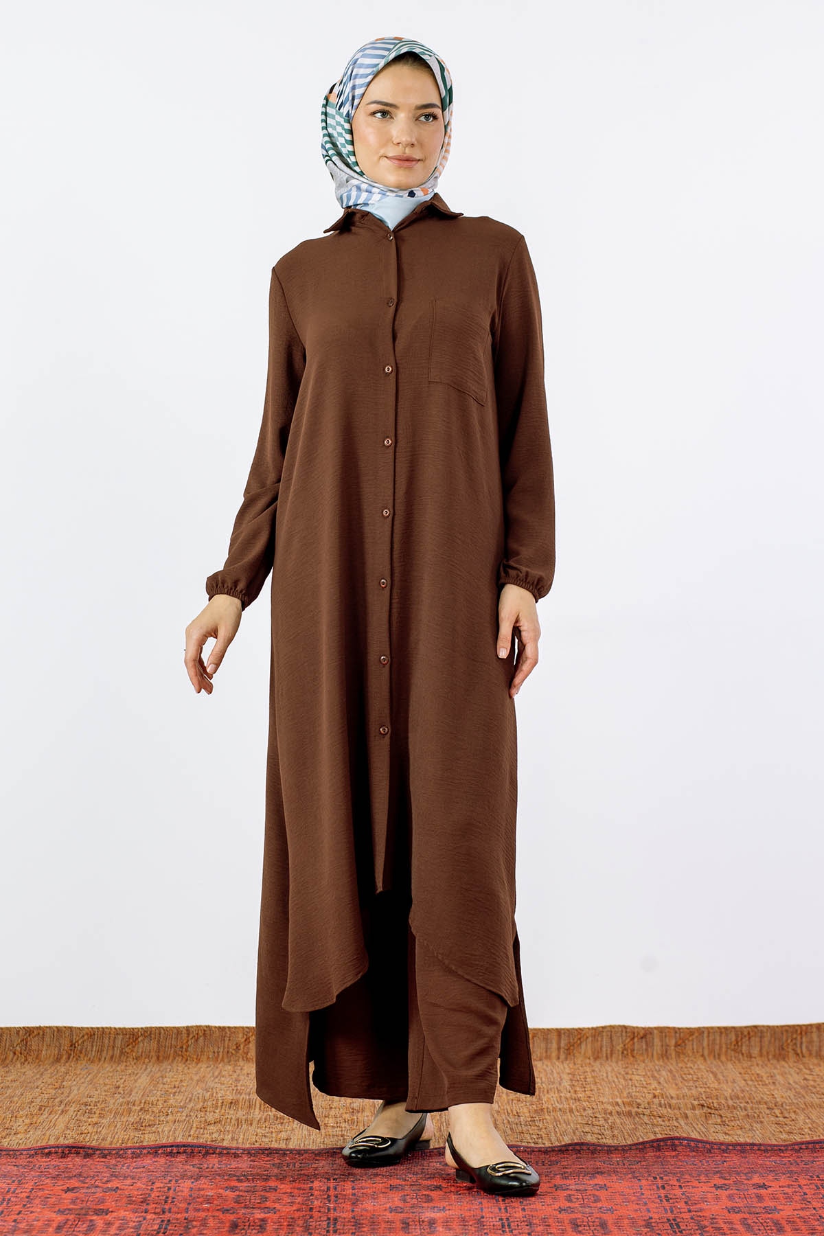 3024 Takim 38-48 - Kahve - 1