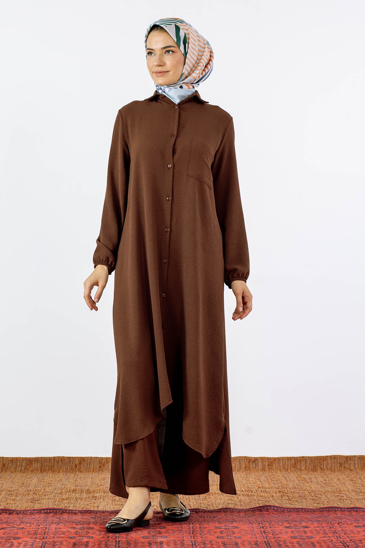 3024 Takim 38-48 - Kahve - 3