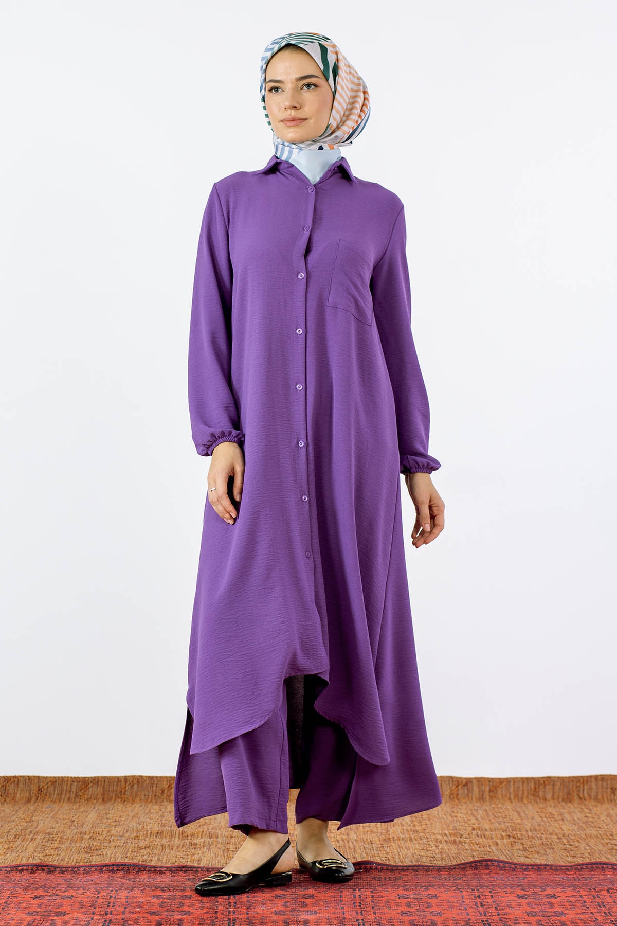 3024 Takim 38-48 - Mor - 1