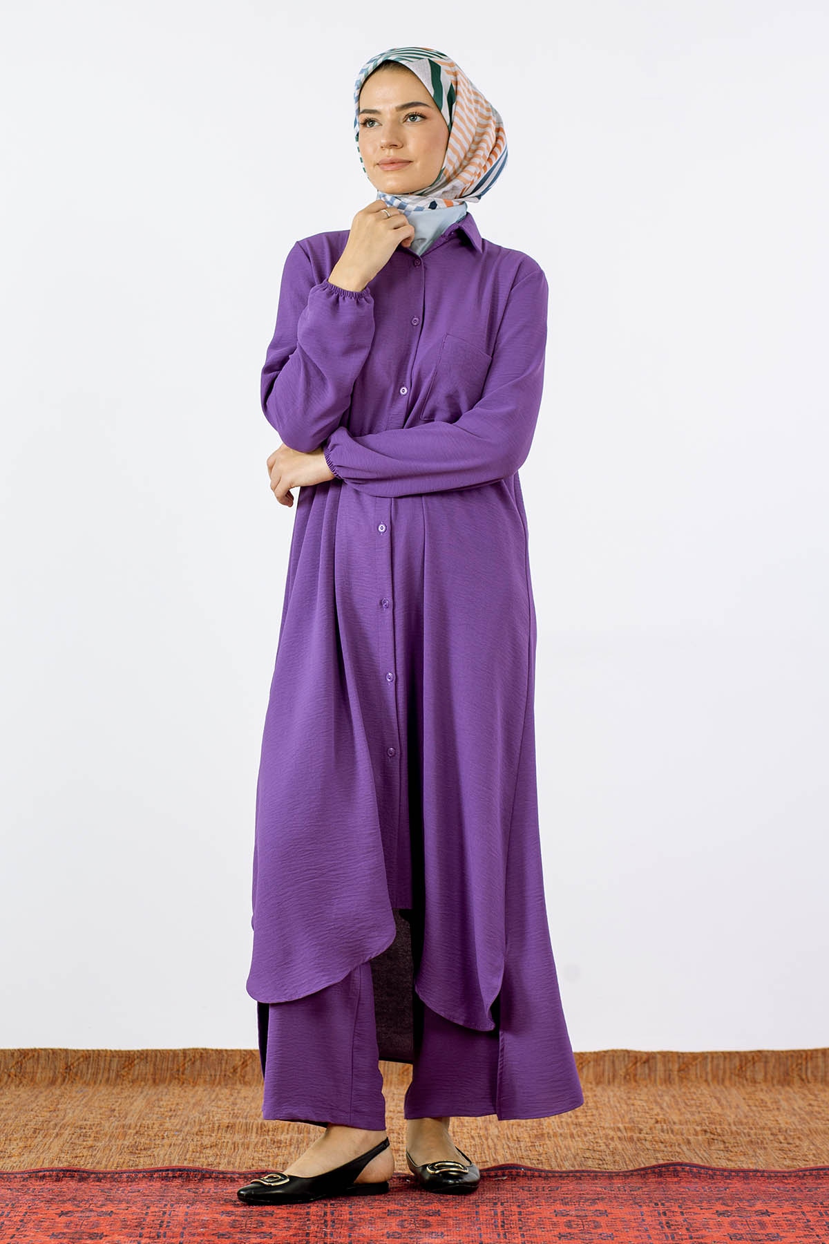 3024 Takim 38-48 - Mor - 4