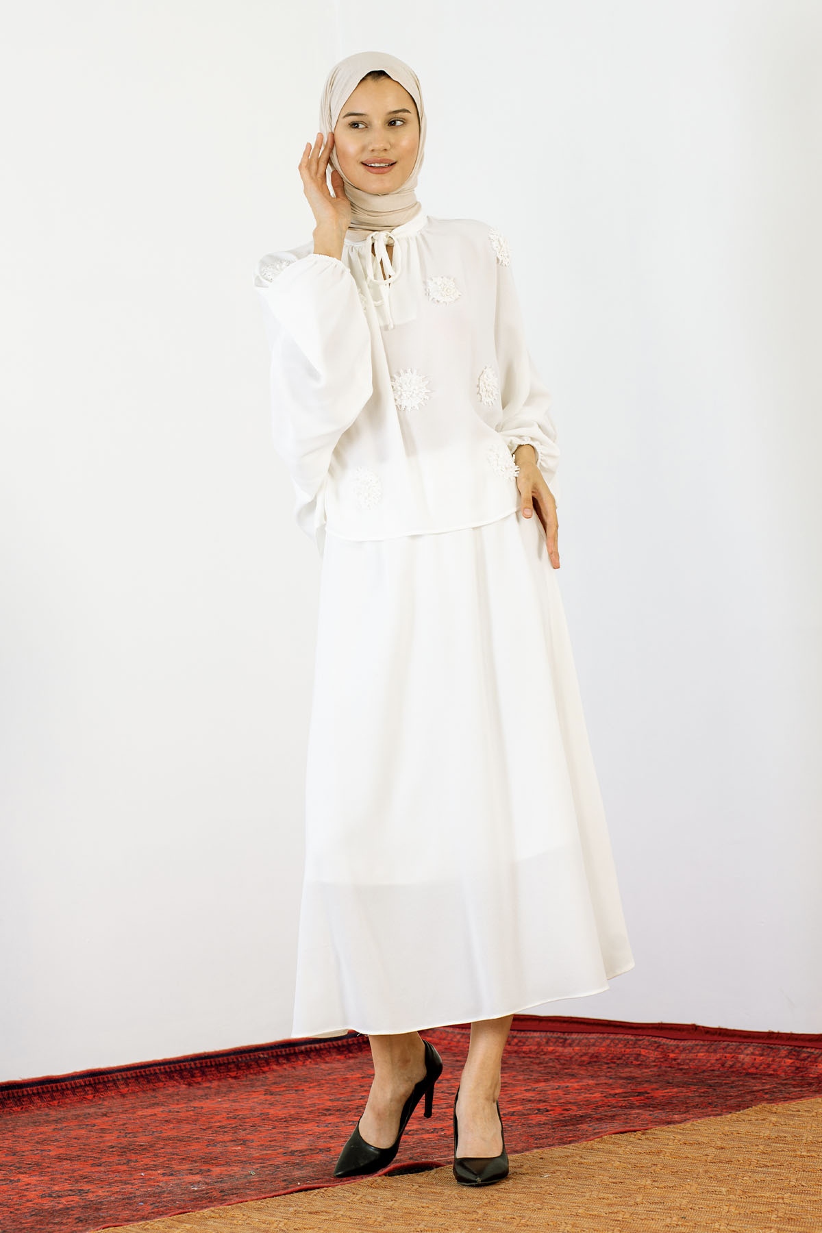 30338 Takim S-m-l ççk - Ekru - 2