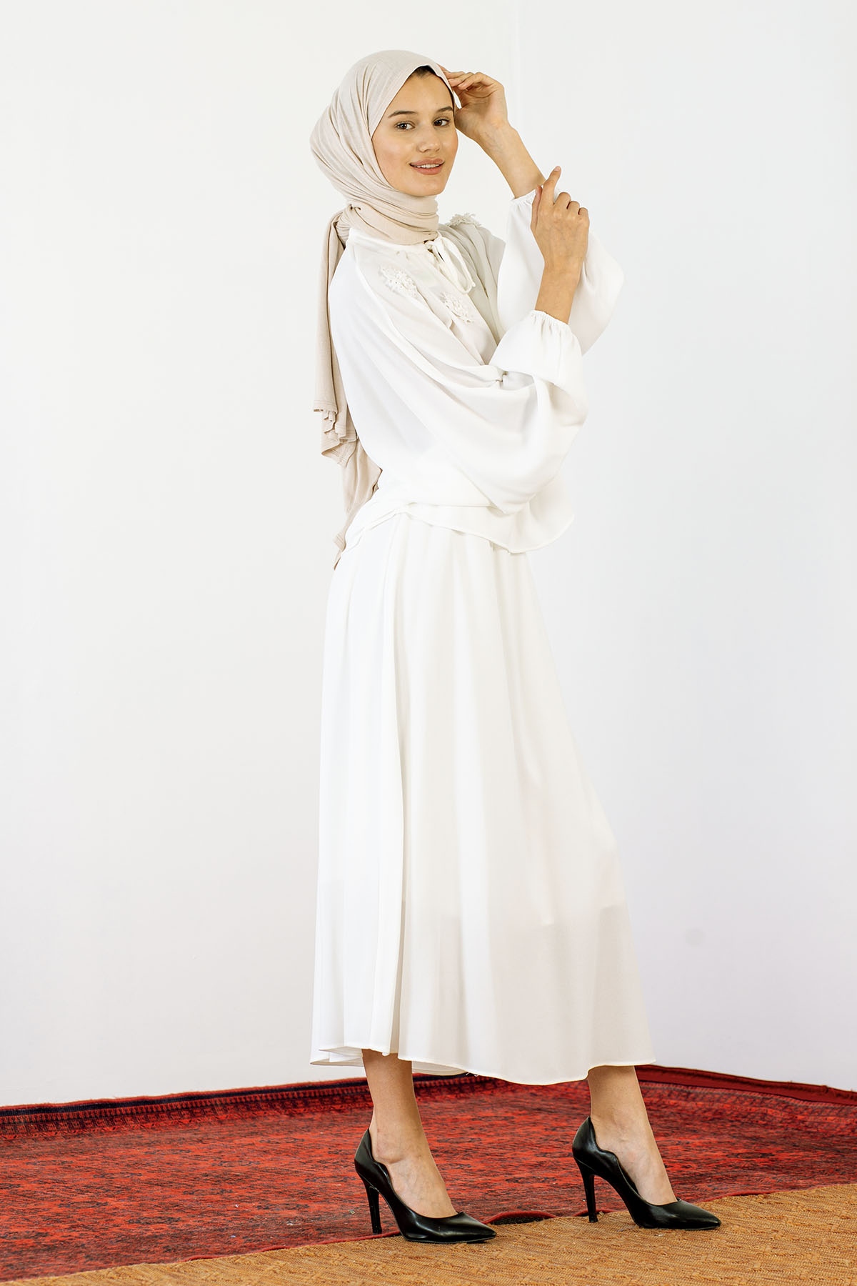 30338 Takim S-m-l ççk - Ekru - 3