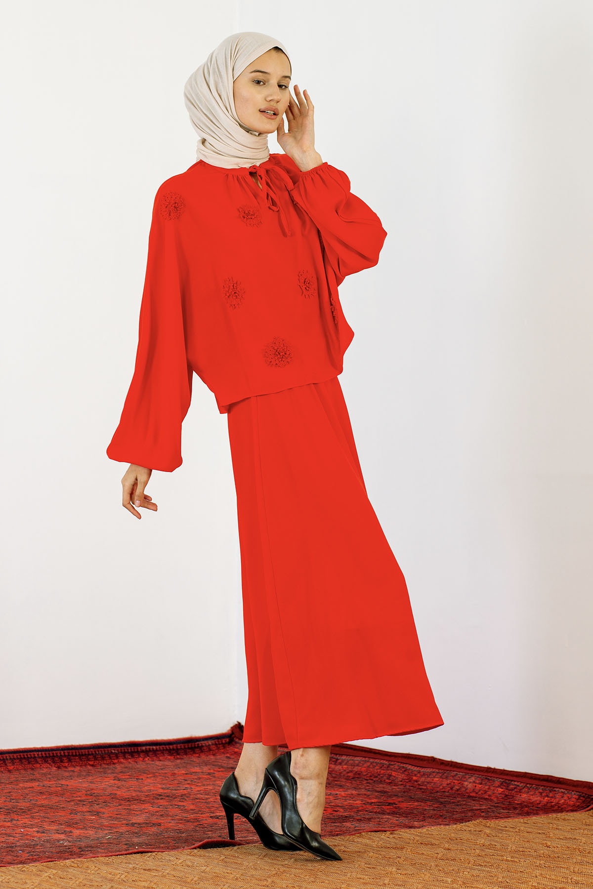 30338 Takim S-m-l ççk - Kirmizi - 3