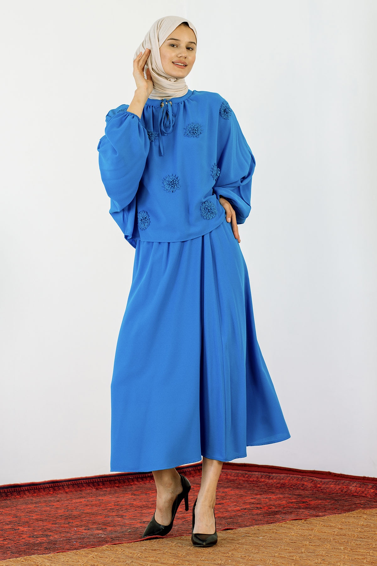 30338 Takim S-m-l ççk - Mavi - 2