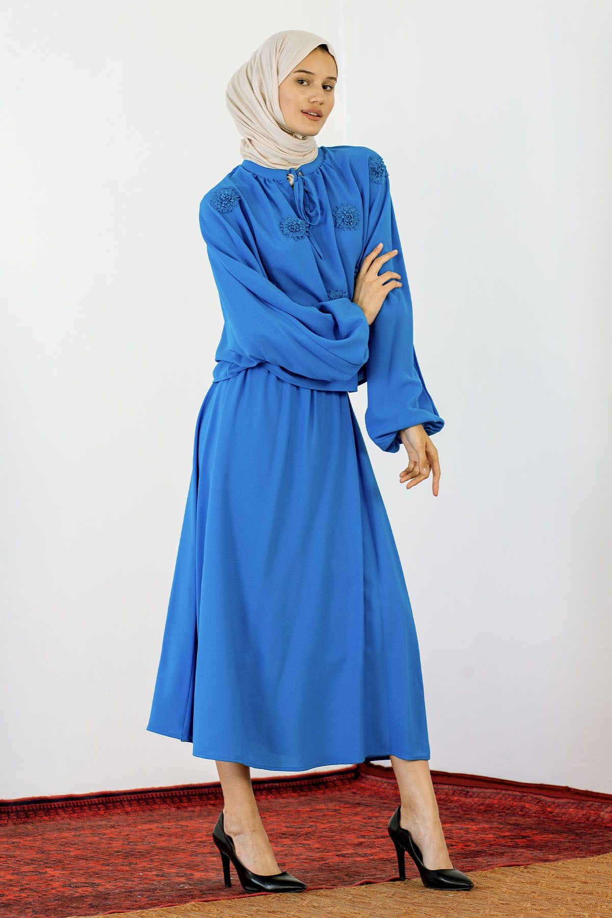 30338 Takim S-m-l ççk - Mavi - 4