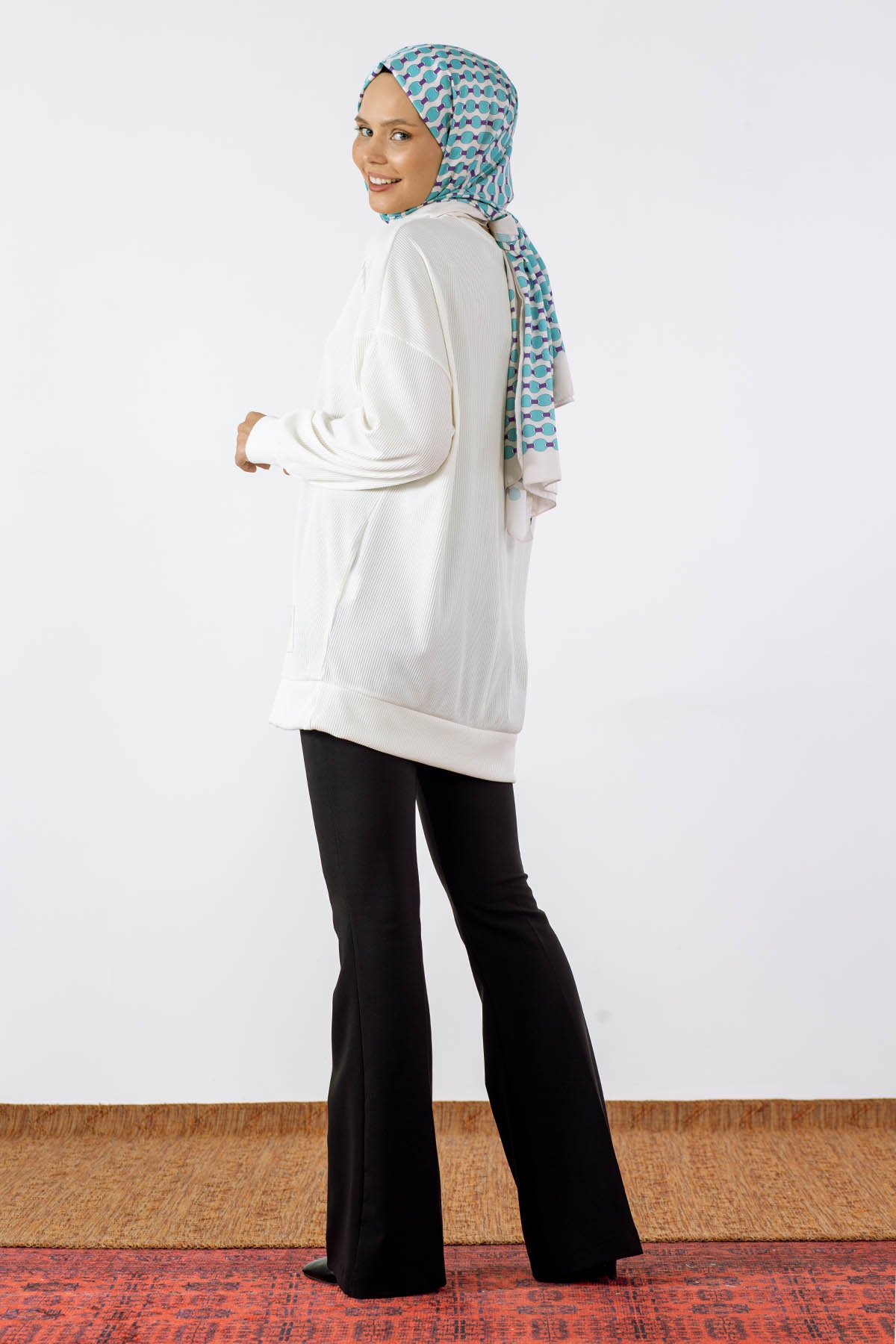 30427 Tunik Tek - Ekru - 5