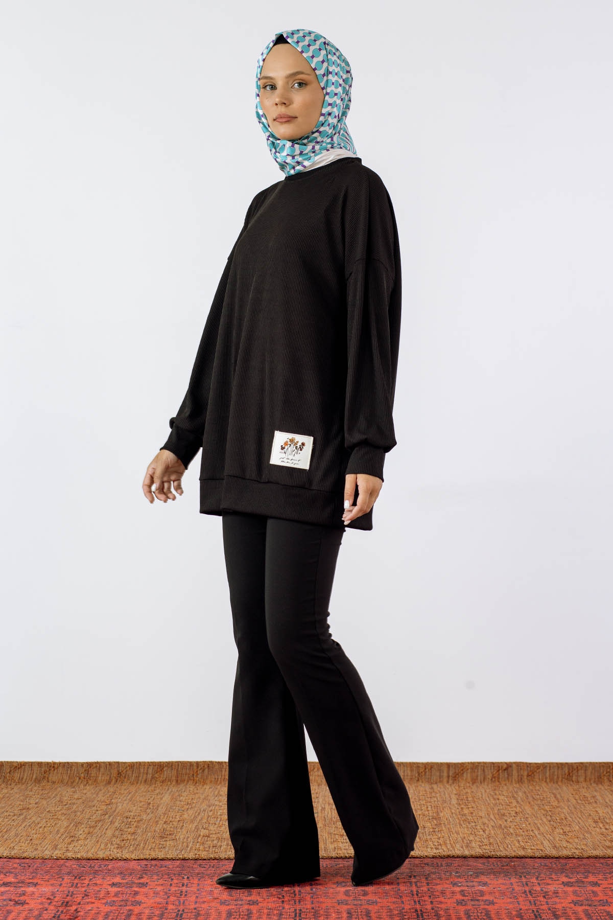 30427 Tunik Tek - Siyah - 2