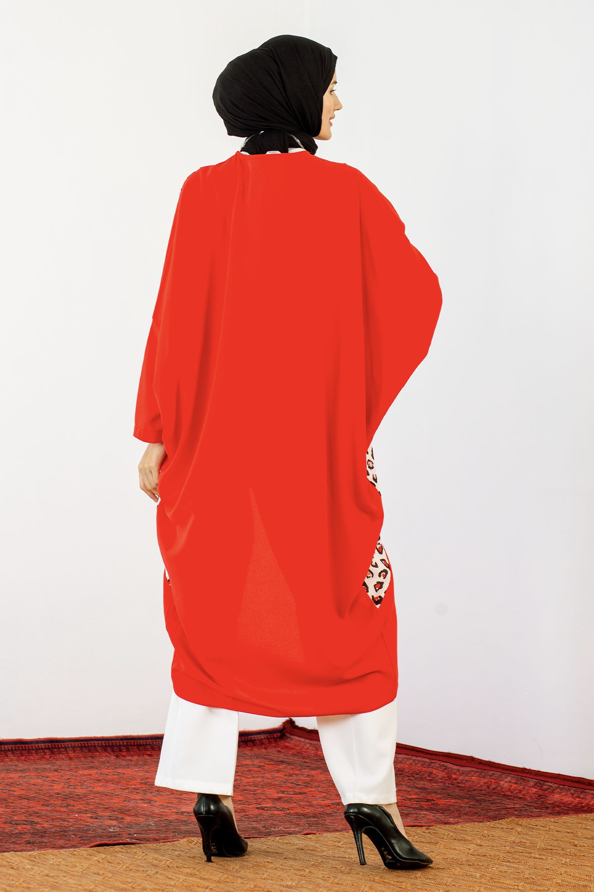 30491 Hirka Tek Leopar - Kirmizi - 6