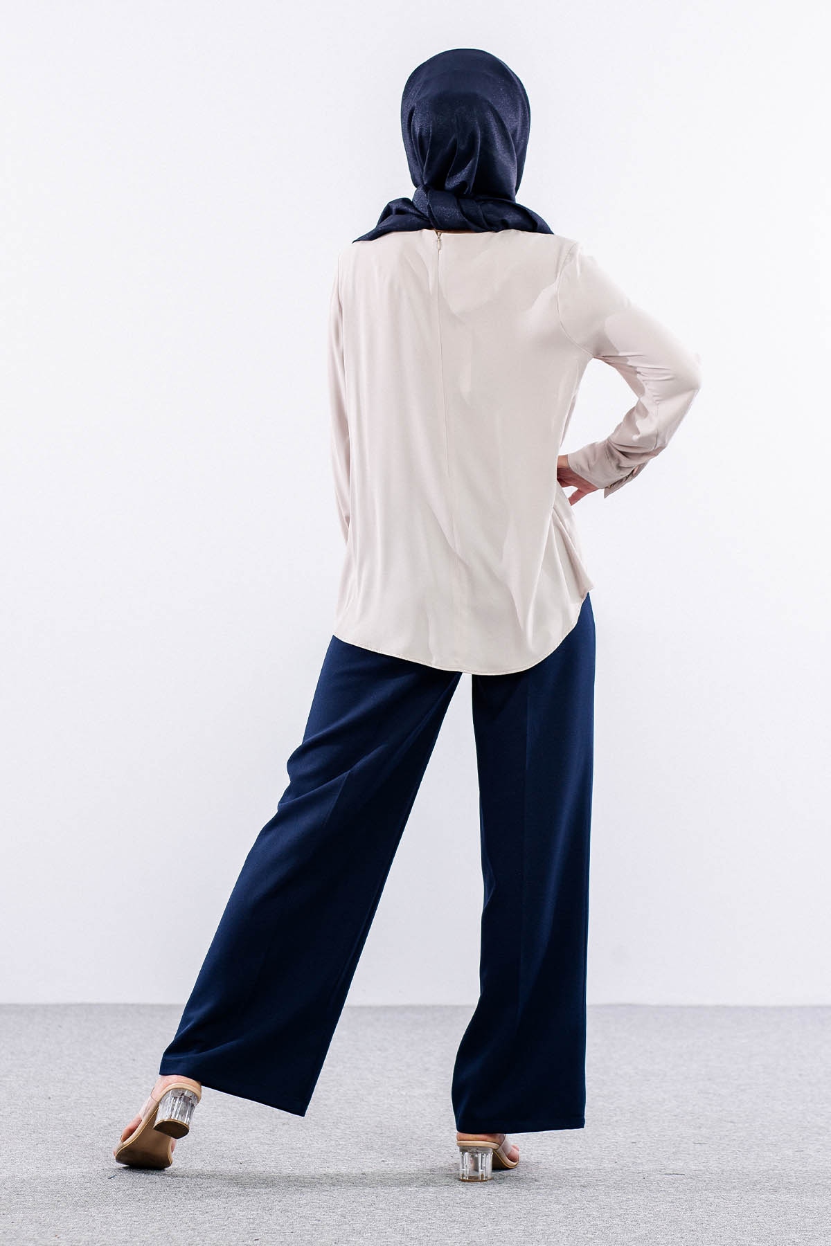 3063 Bluz 42-50 - Bej - 6