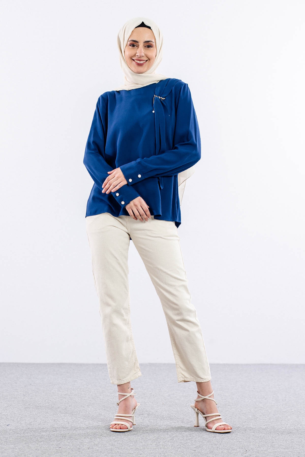 3063 Bluz 42-50 - Indigo - 1