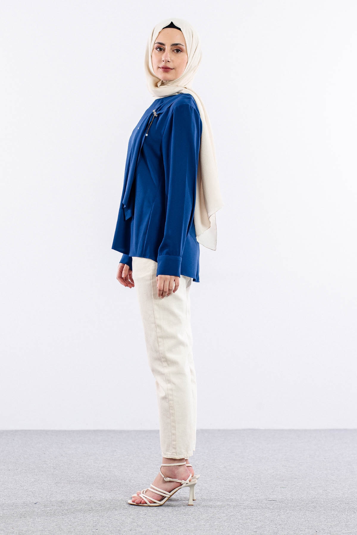 3063 Bluz 42-50 - Indigo - 3