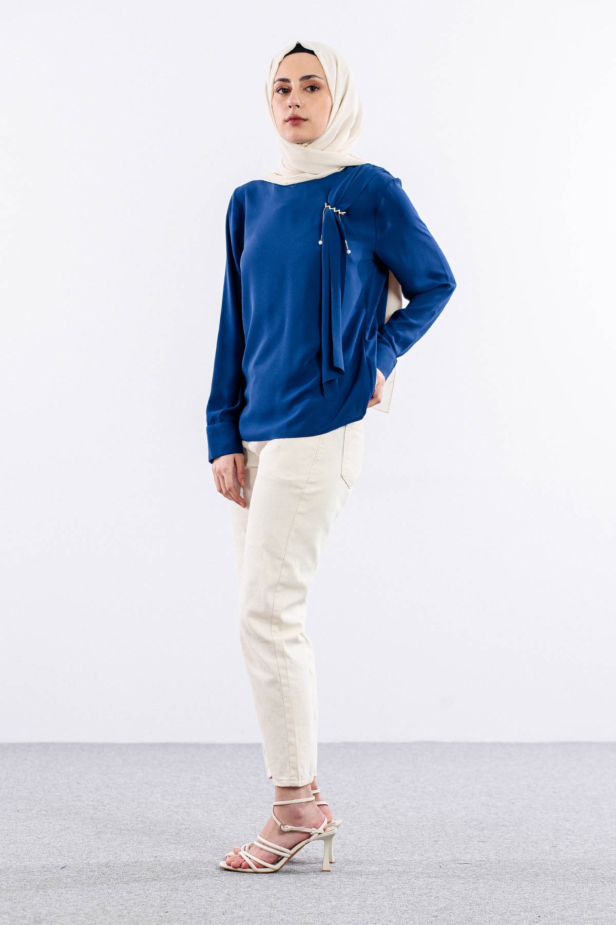 3063 Bluz 42-50 - Indigo - 4