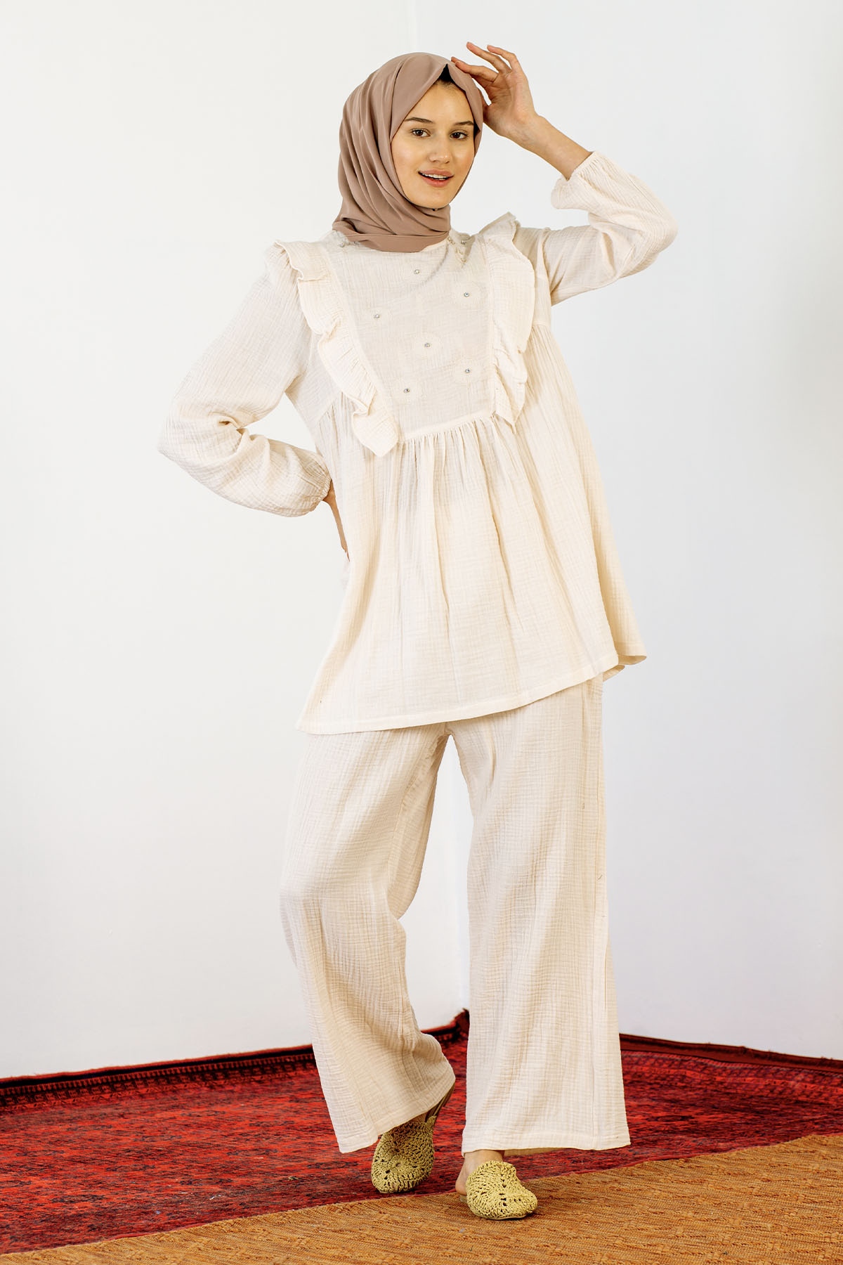 30687 Takim S-m-l Nkş - Bej - 1