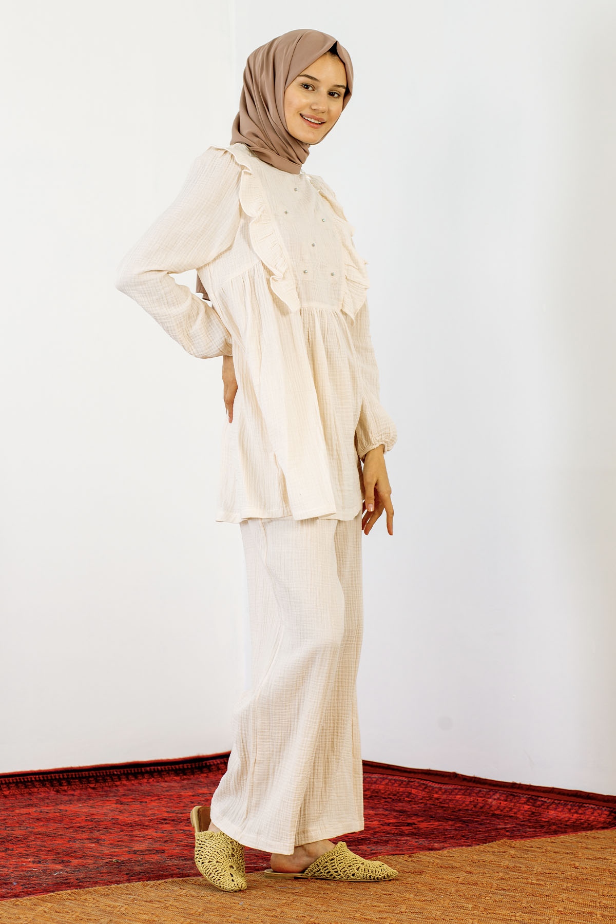 30687 Takim S-m-l Nkş - Bej - 3