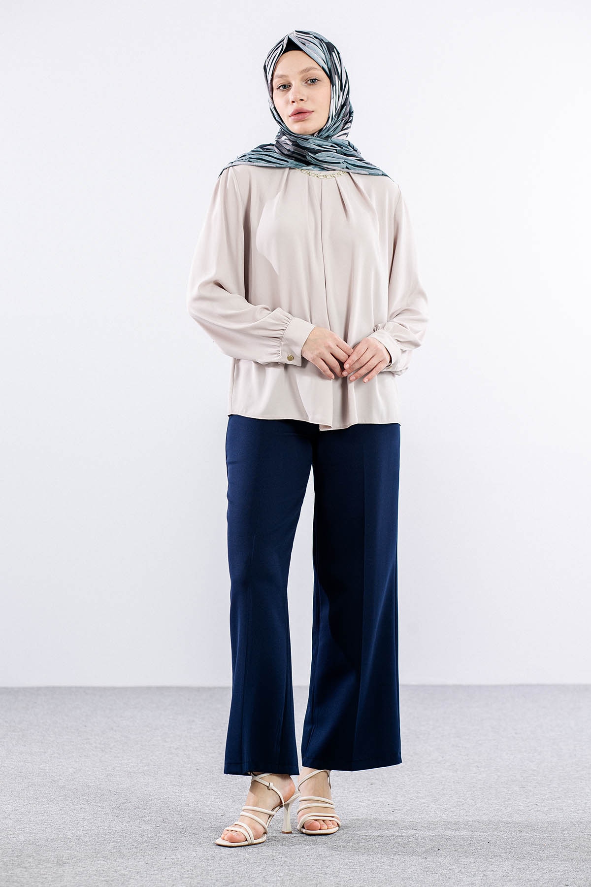 3073 Bluz 40-48 - Tas - 2