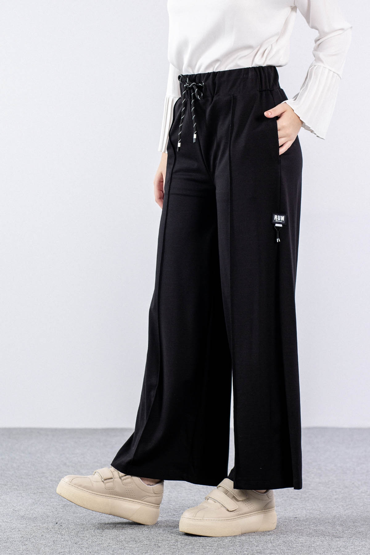 30747 Bol Paça Pantolon S-l - Siyah - 2