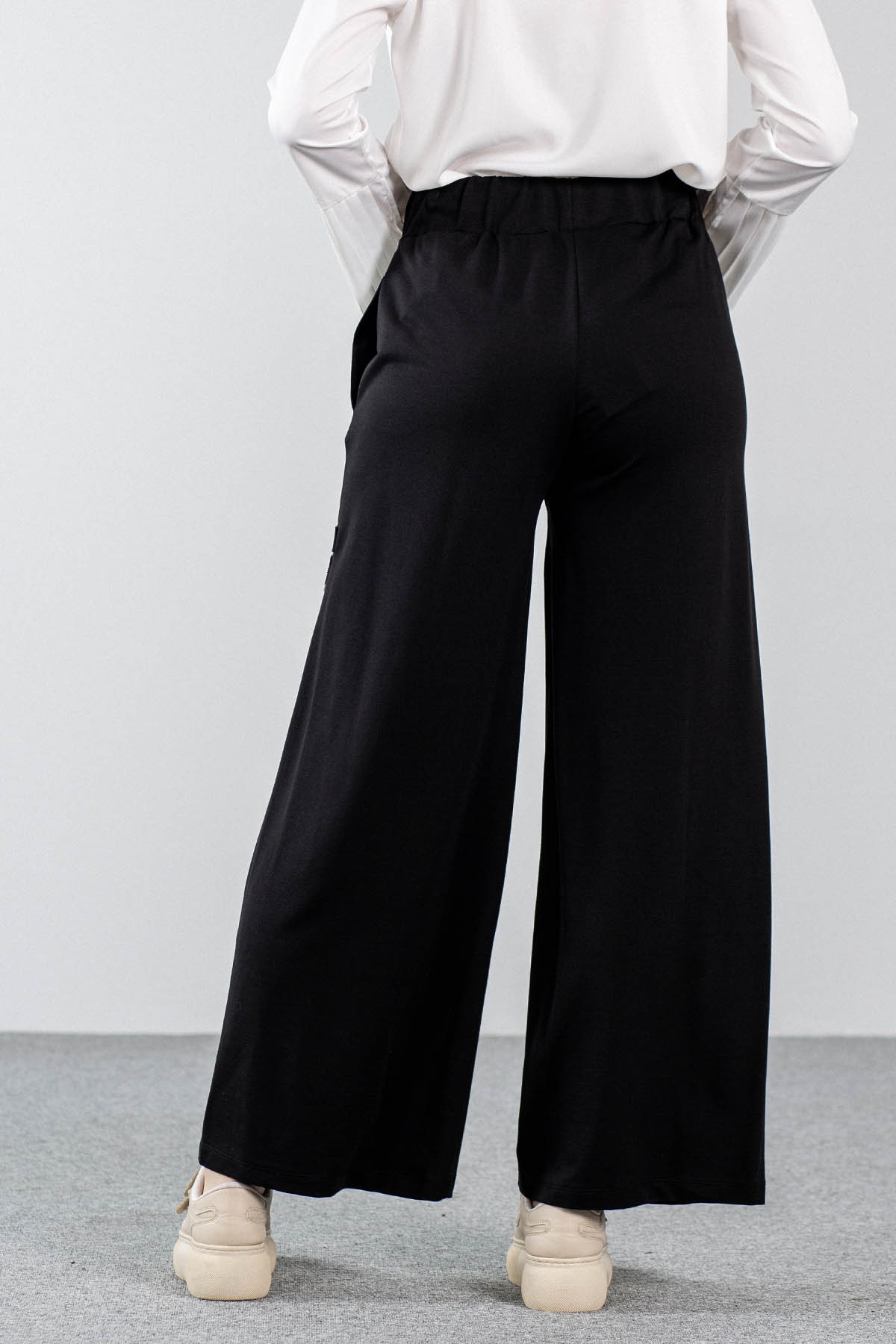 30747 Bol Paça Pantolon S-l - Siyah - 3