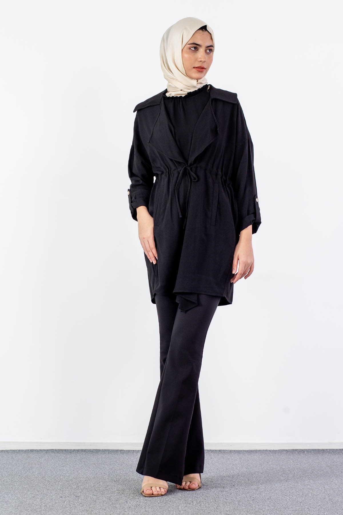 31000 Tünelli Kap Tek - Siyah - - 1