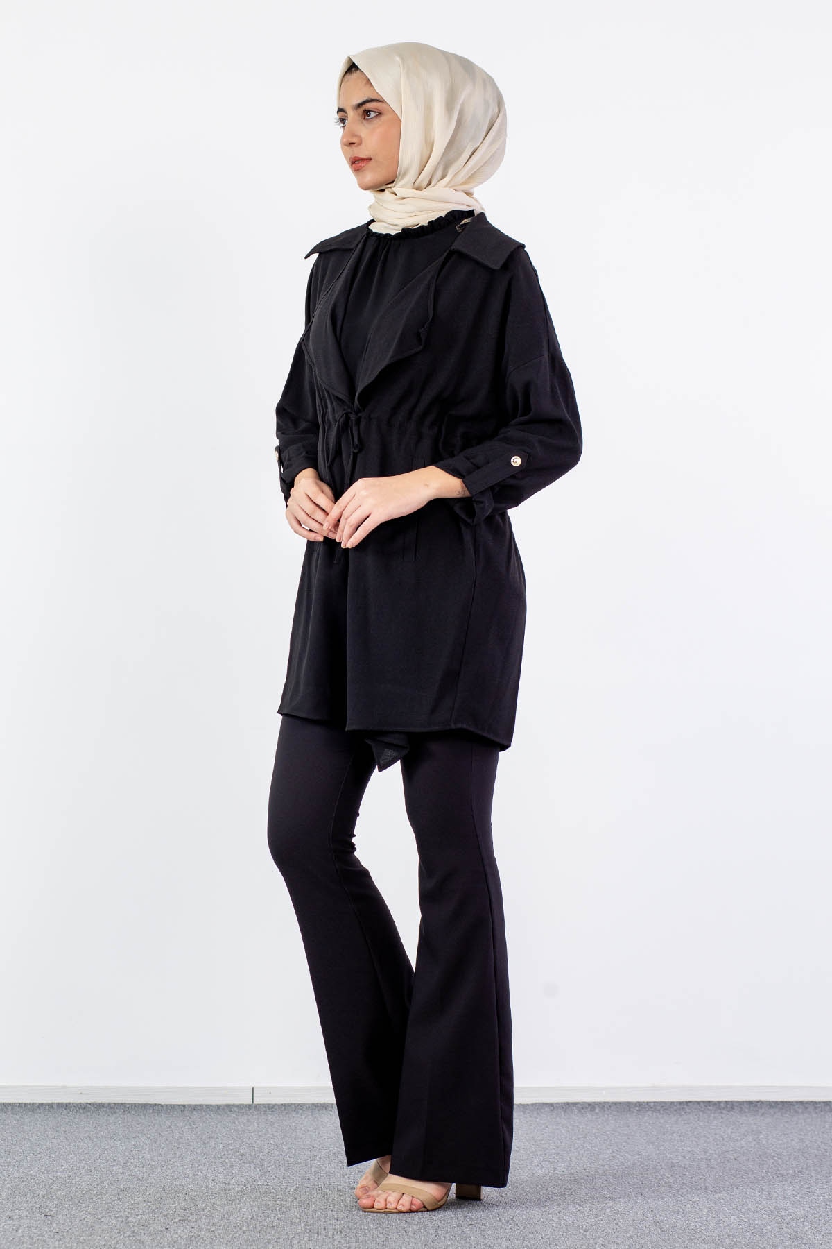 31000 Tünelli Kap Tek - Siyah - - 3