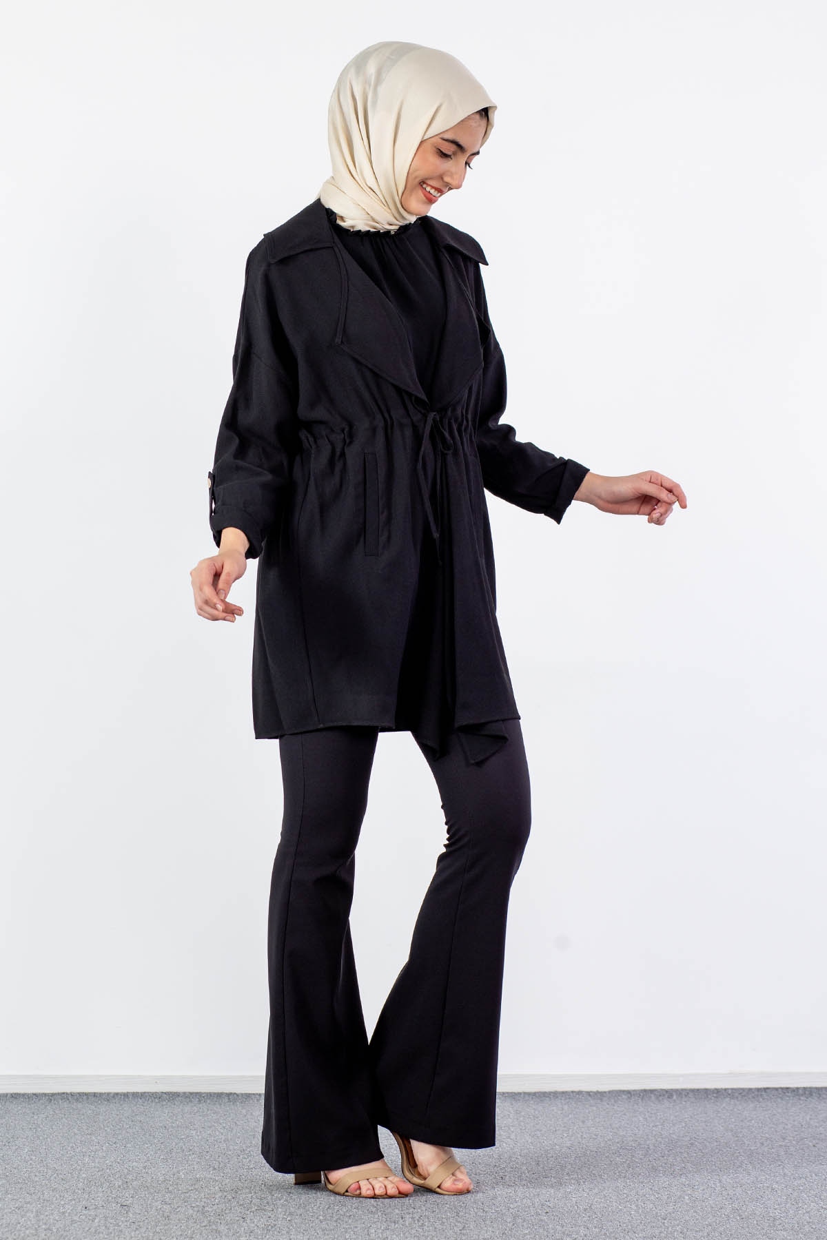 31000 Tünelli Kap Tek - Siyah - - 4