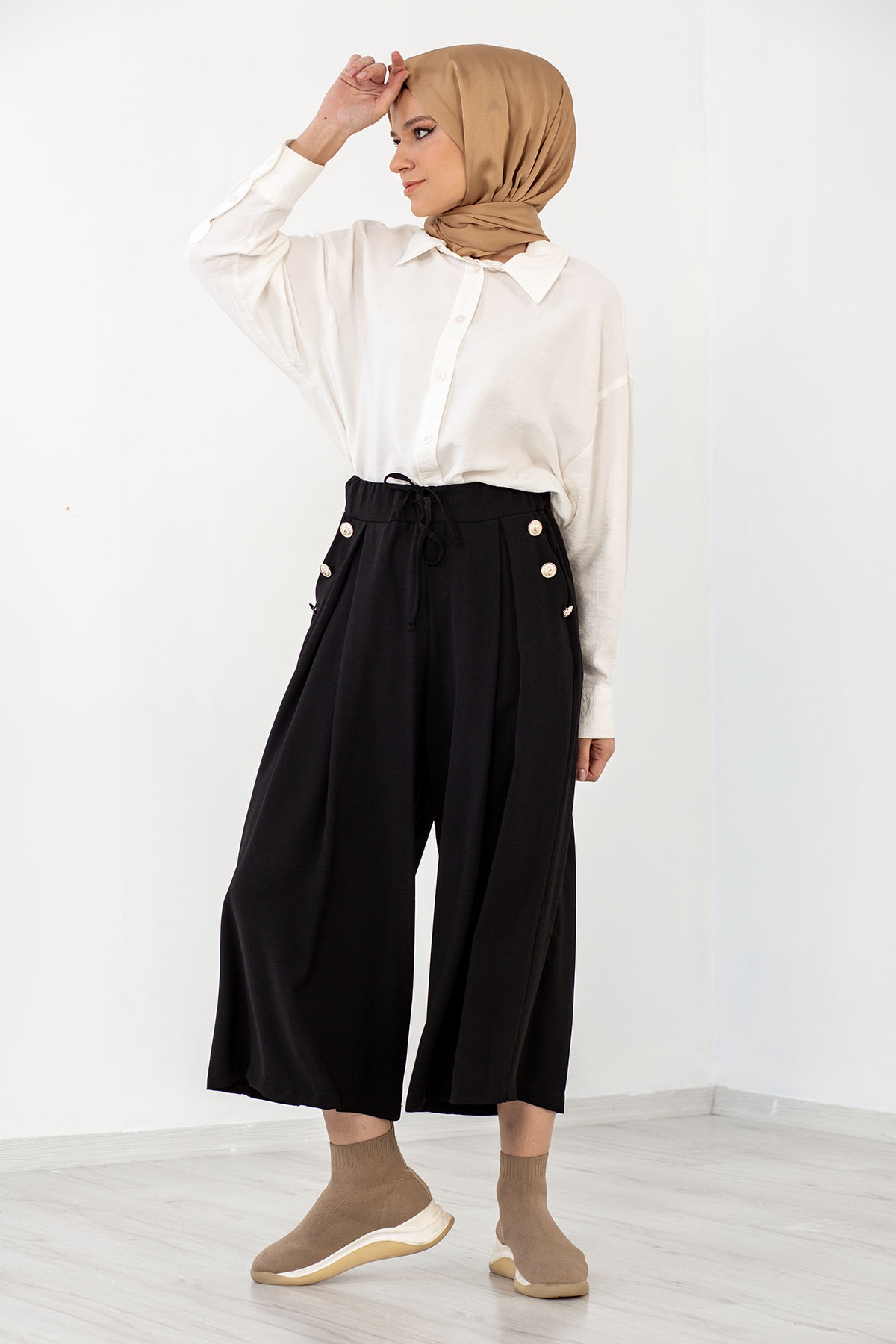 31010 Bol Pantolon S-m-l - Siyah - 1