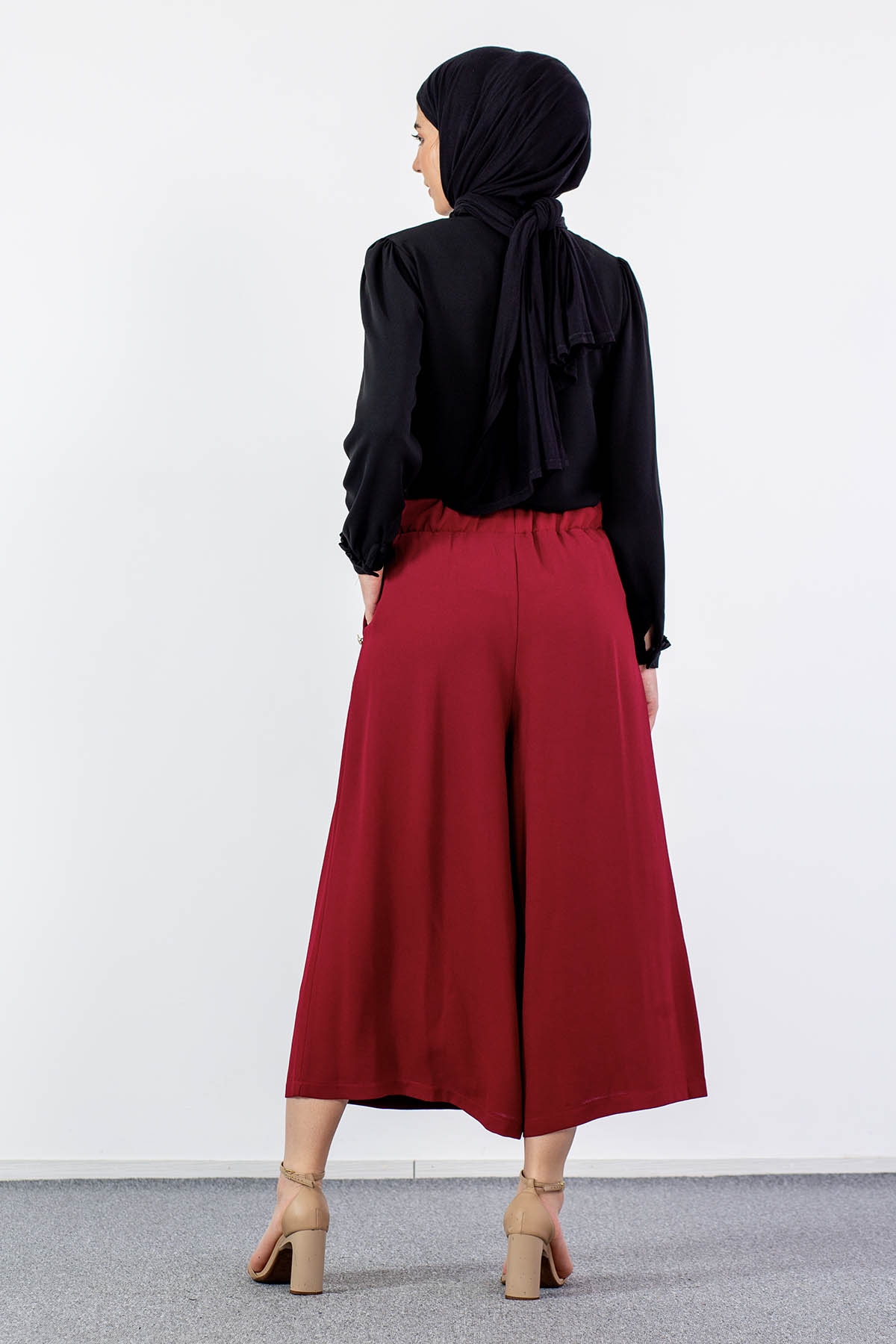 31010 Pantolon S-m-l - Bordo - 4