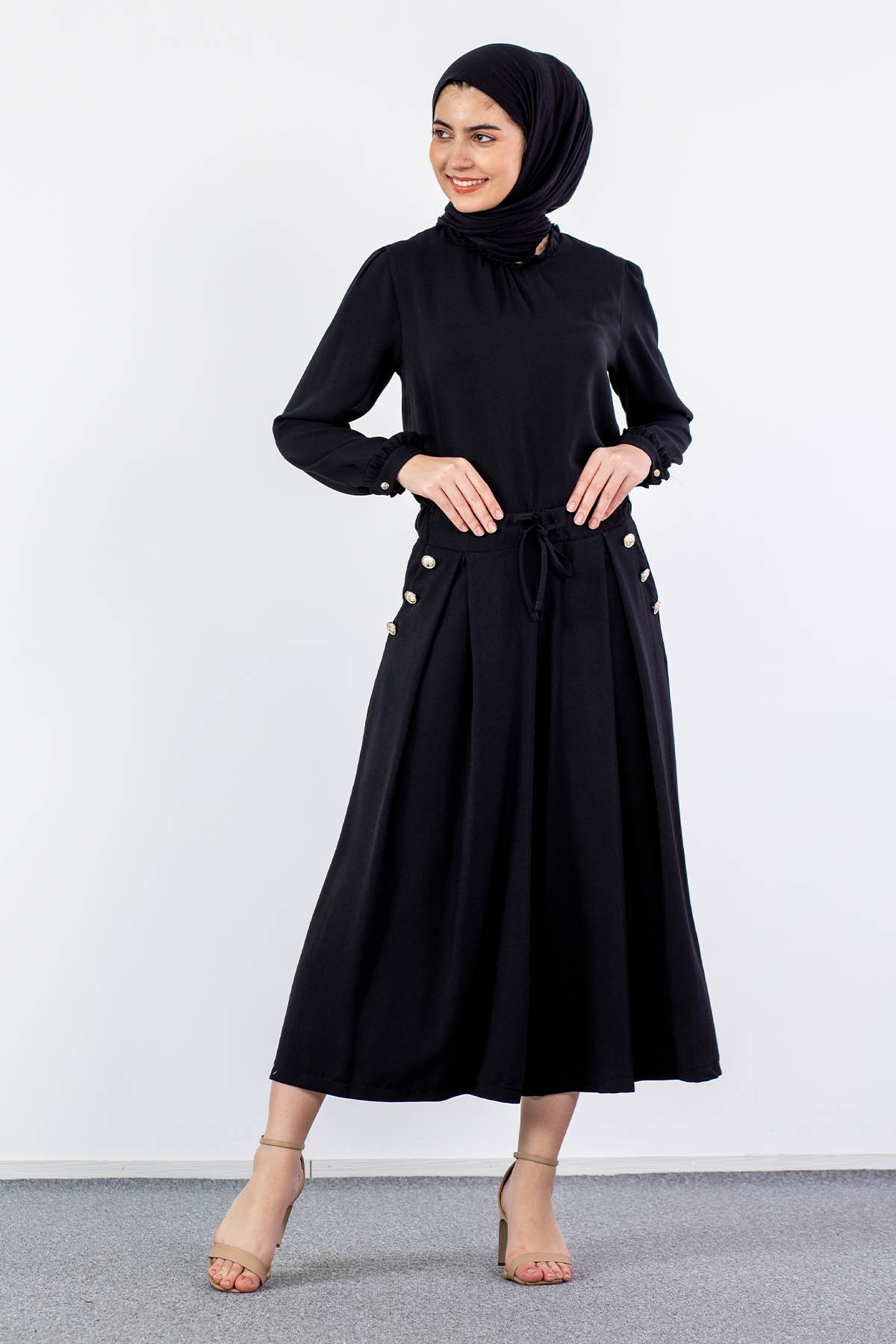 31010 Pantolon S-m-l - Siyah - 1