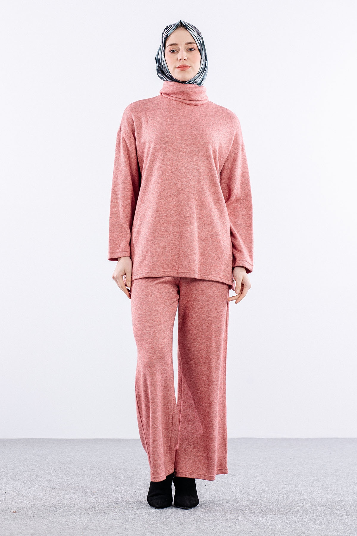 31115 Düğmeli Takim S-m-l - Kiremit - 1