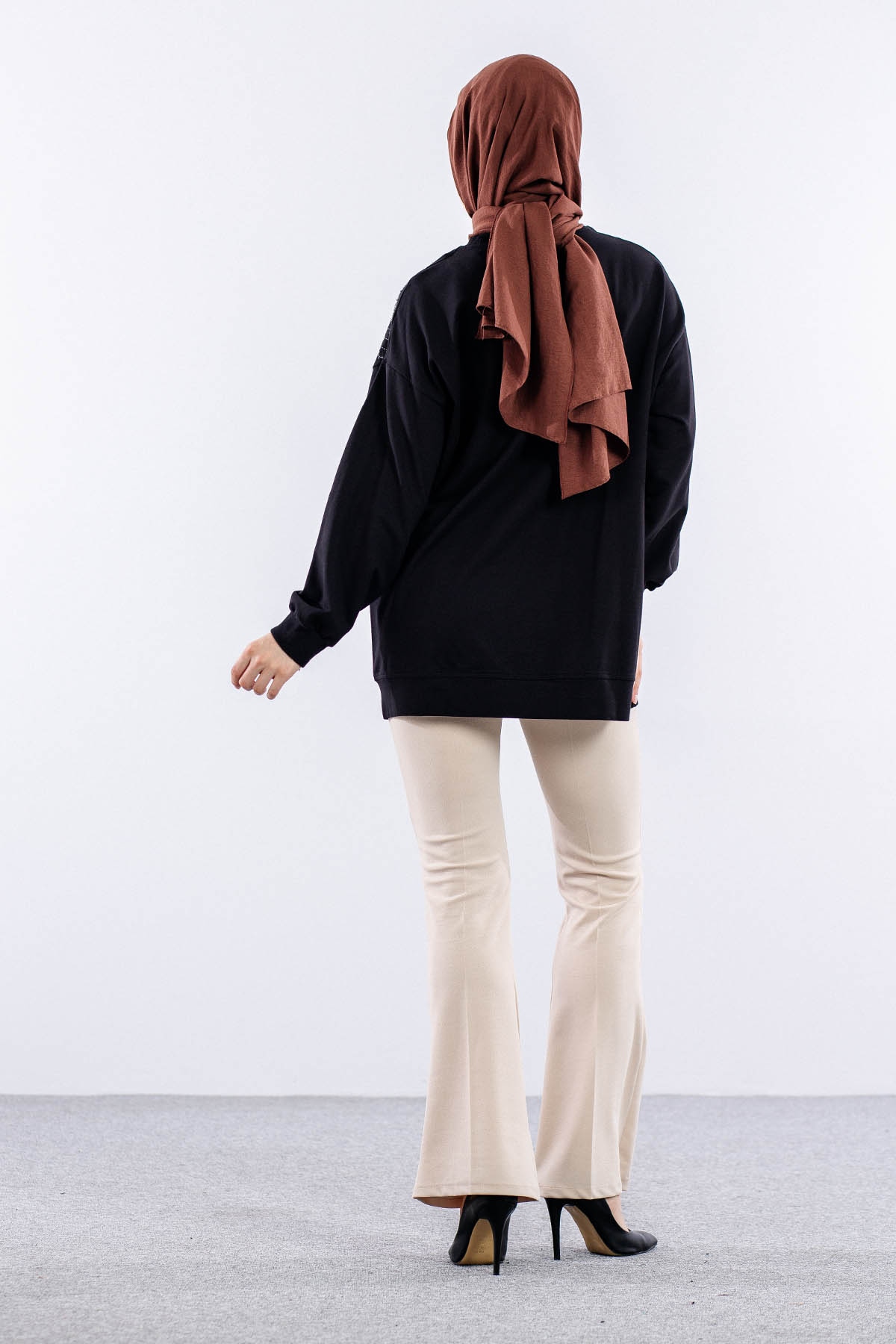 31342 Tunik Tek - Siyah - 4