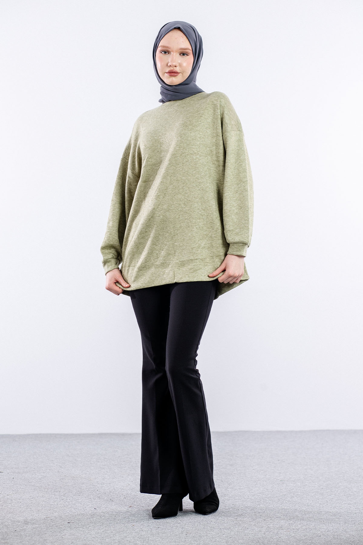 31355 Melanj Tunik Tek - Haki - 1